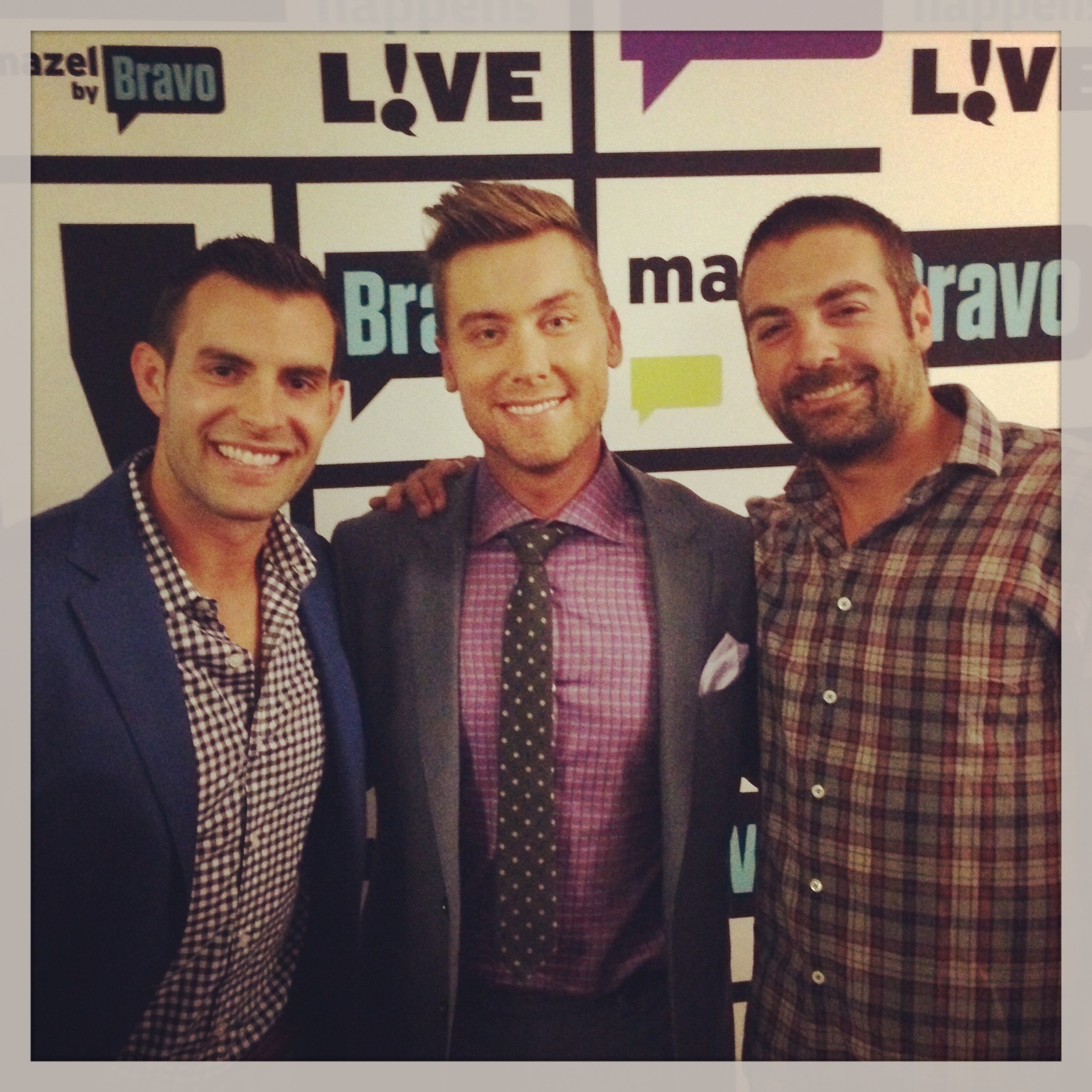 Hangin with Lance Bass at WWHL