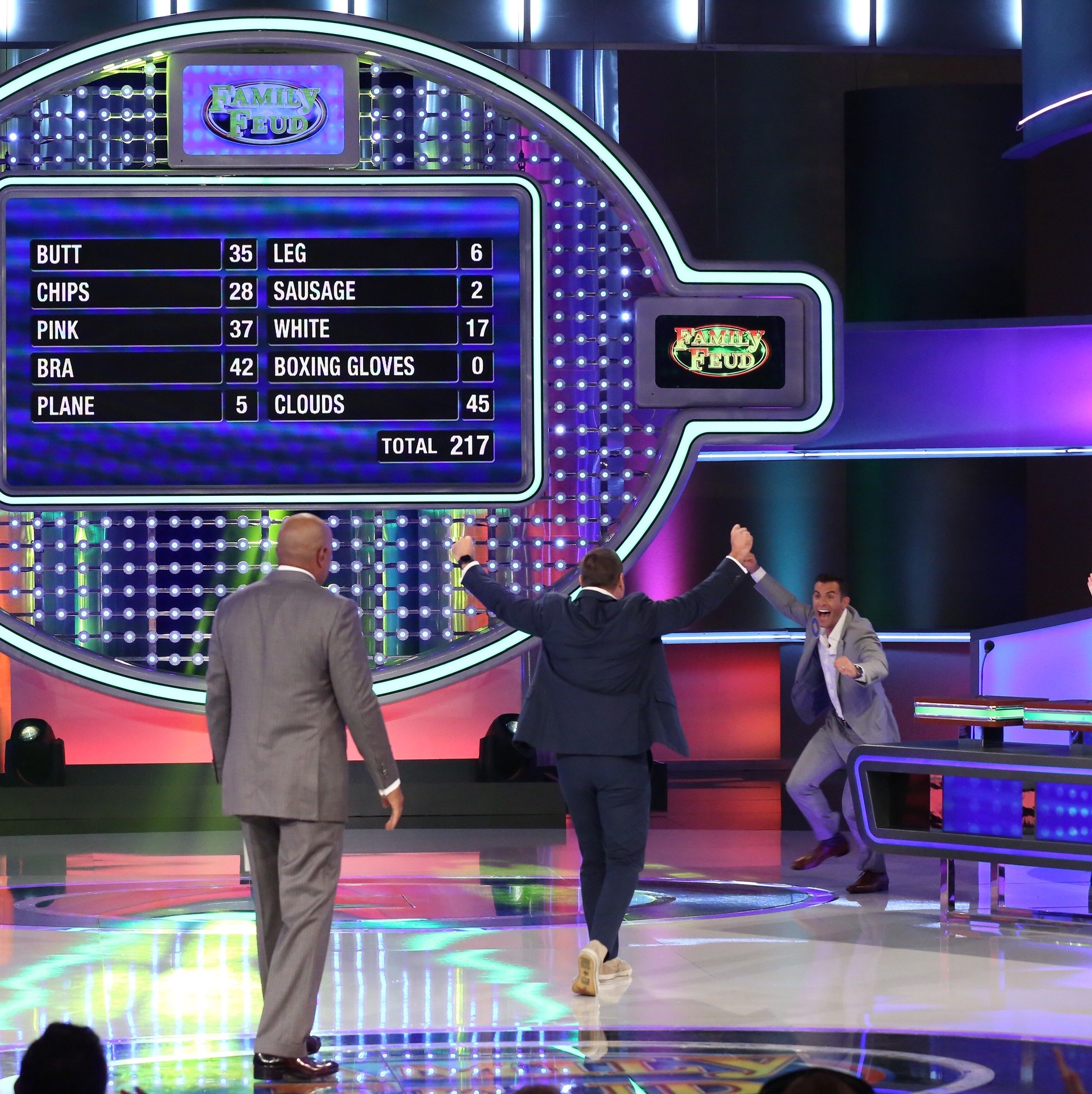 Celebrity Family Feud: Cousins vs. Property Brothers (we won!)