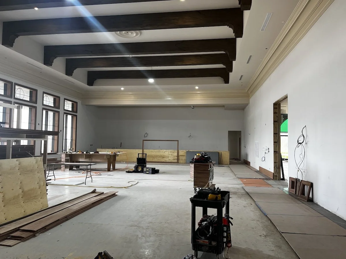 Stone Eagle Winery interior architecture with stone and timber finishes, Niagara-on-the-Lake