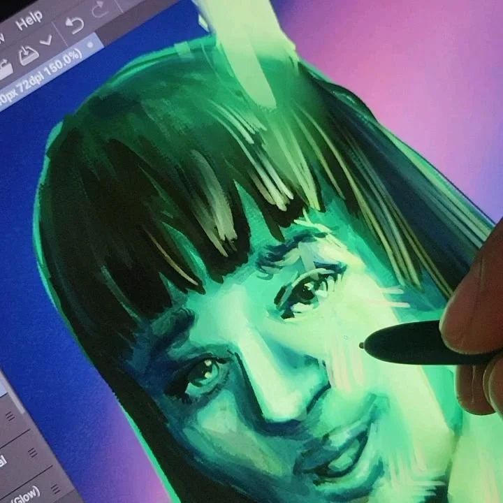 this week in doodles and things:

1. a work in process to practice digital painting instead of my usual illustrations 
2. an illustration I did while listening to Westside Gunn's new project
3. A single-player RPG I'm VERY excited to play
4. Bobby Bo