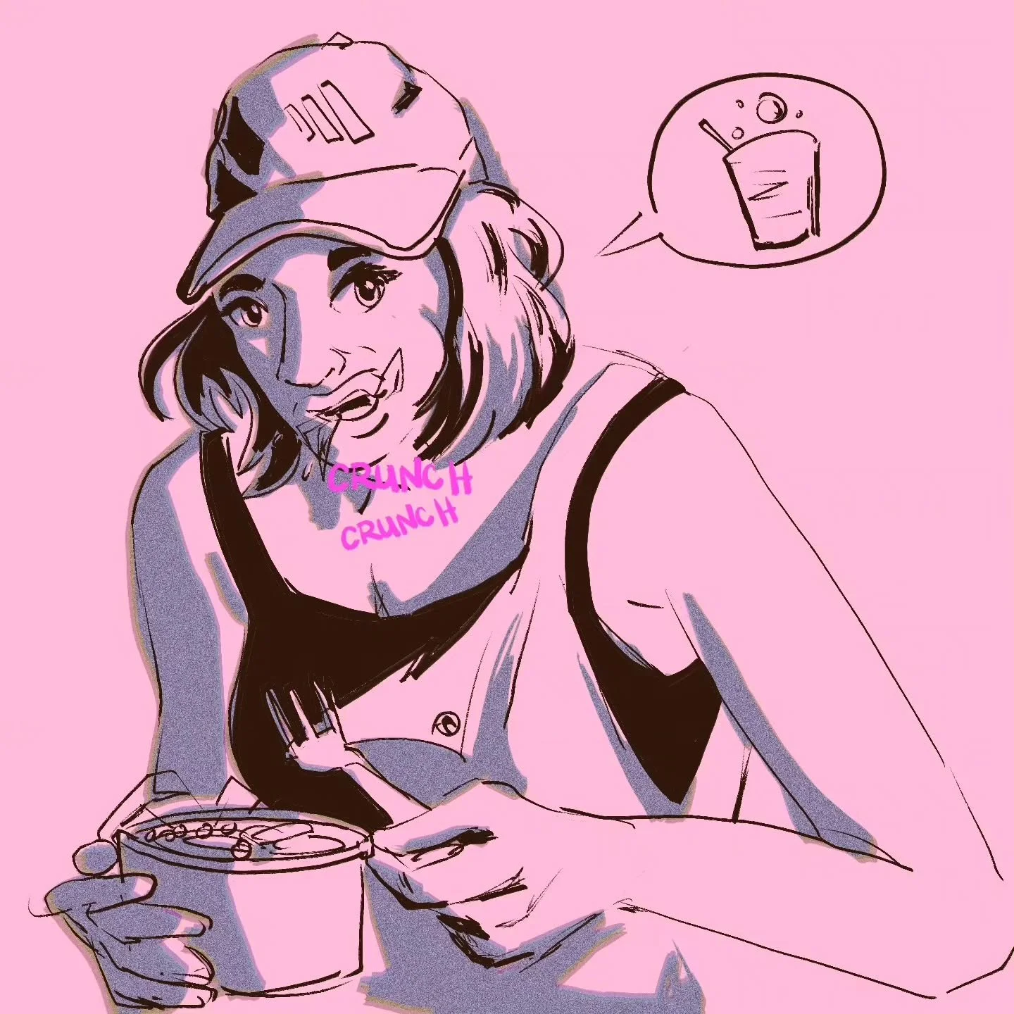 Sketching 4.9.24
&bull;&bull;&bull;
#sketchbook #sketch #lunchtime🍴 #lunchtimedoodles #eyinjay