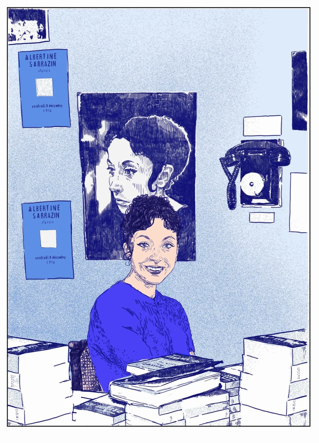 albertine sarrazin for ‘Forgotten Women: The Writers” by Zing Tsjeng