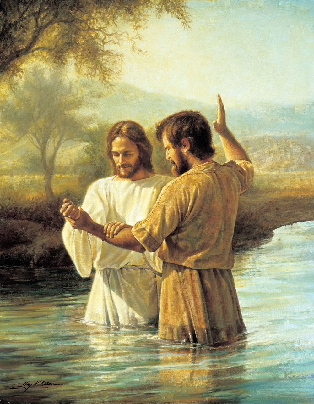 john the babtist babtizes Jesus