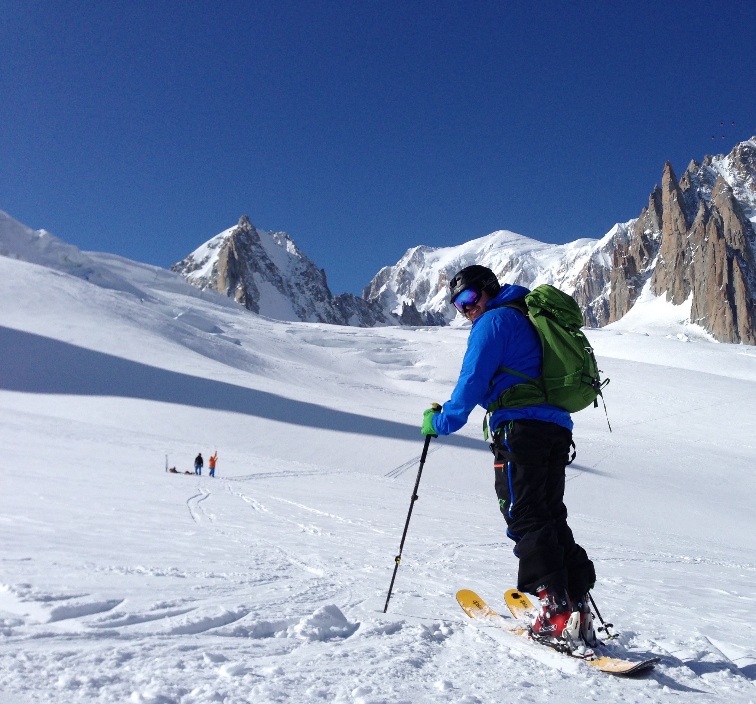Ski Touring in the Vallee Blanche