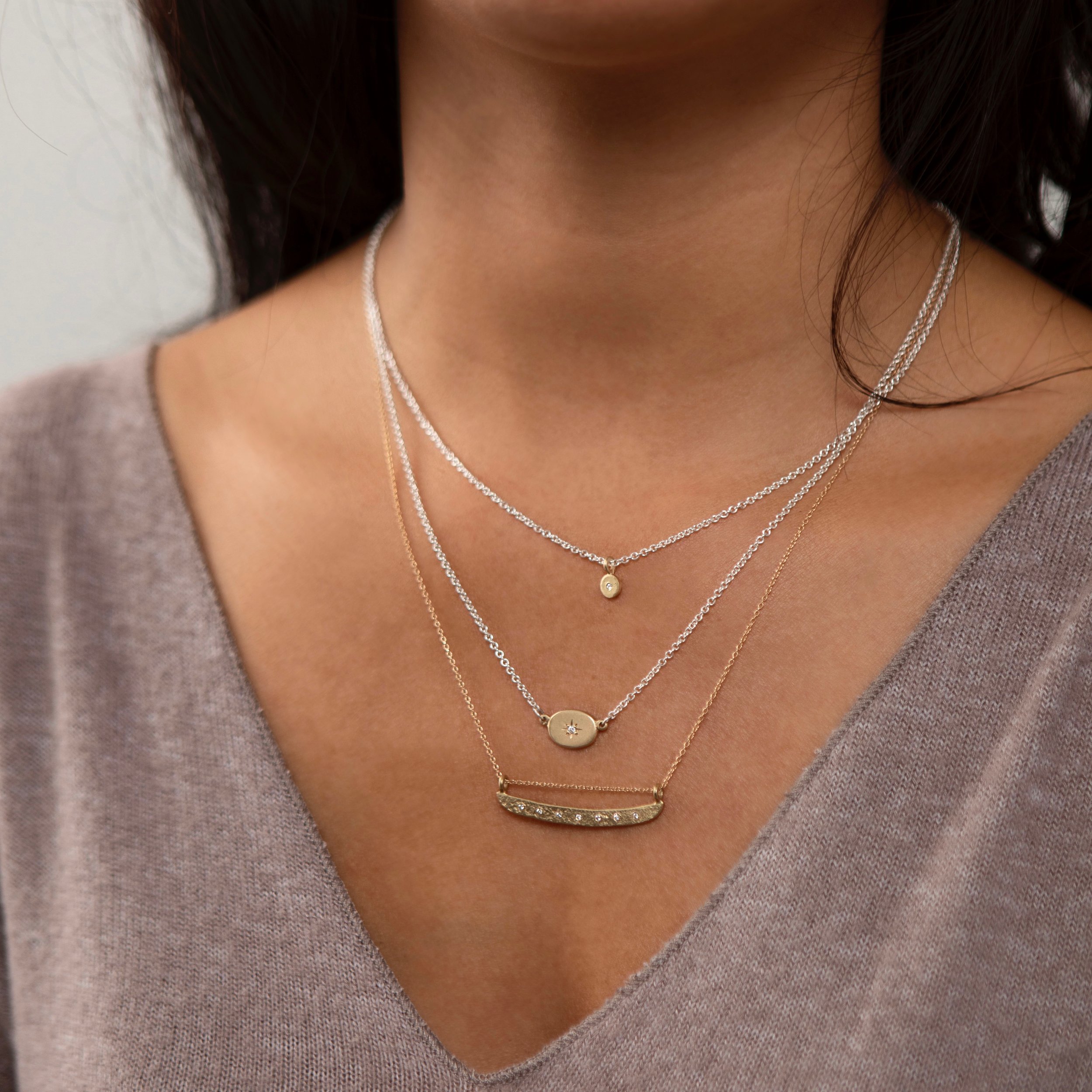 Hefty Spacer Necklace – Bittersweet Designs NM