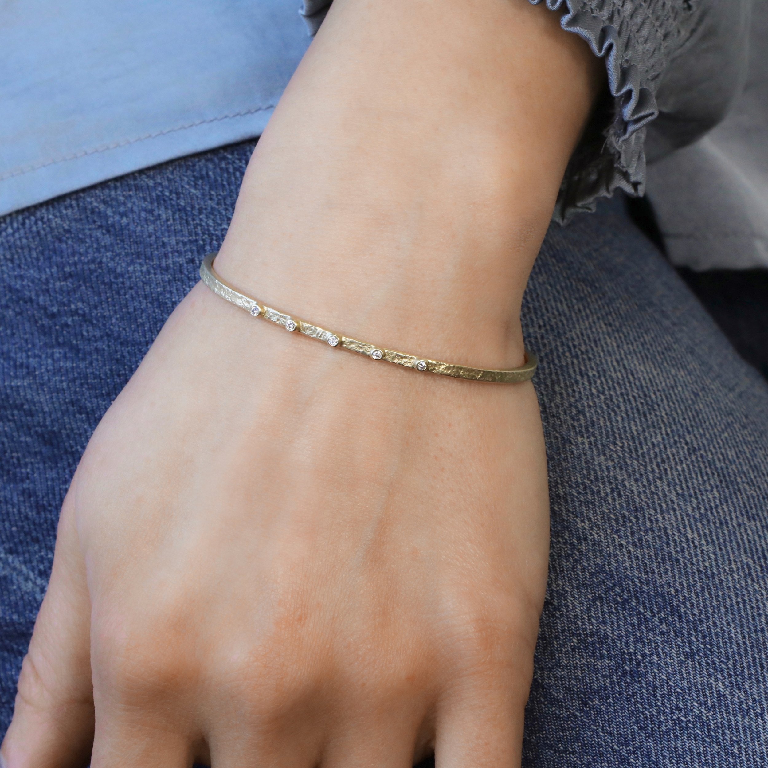 Weathered Cuff Bracelet — Sarah Swell Jewelry