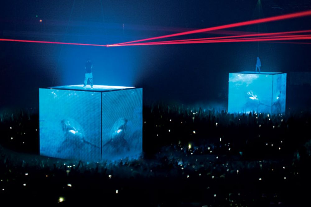 Es Devlin’s stage set for Kanye West