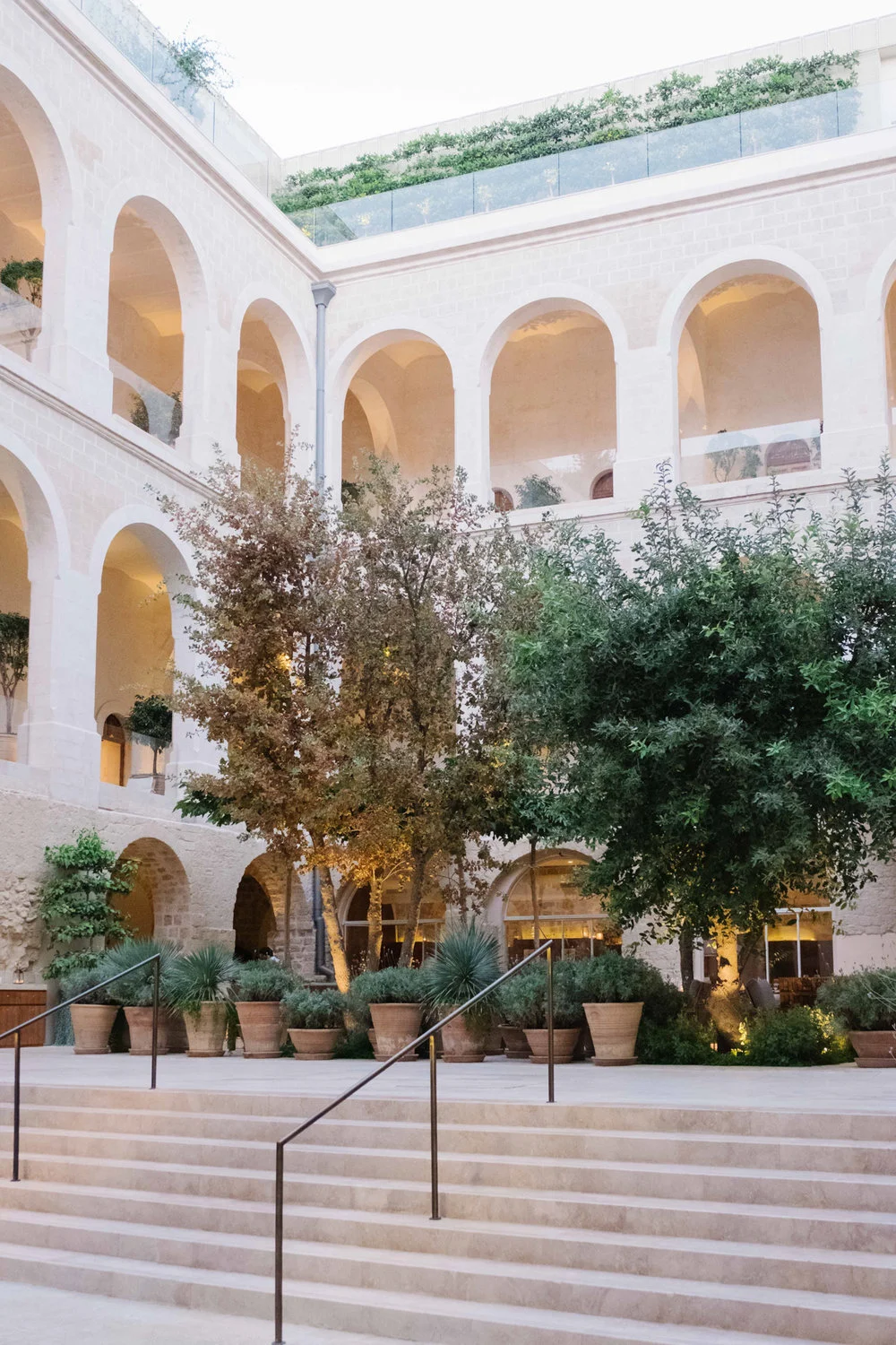 The Jaffa courtyard
