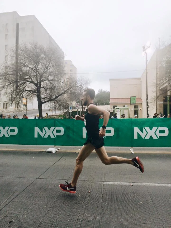 Ryan qualified for Boston 2017 when he ran his first full marathon this February in Austin, TX. He qualified with a time of 3:00, which is roughly 6:50 minute miles