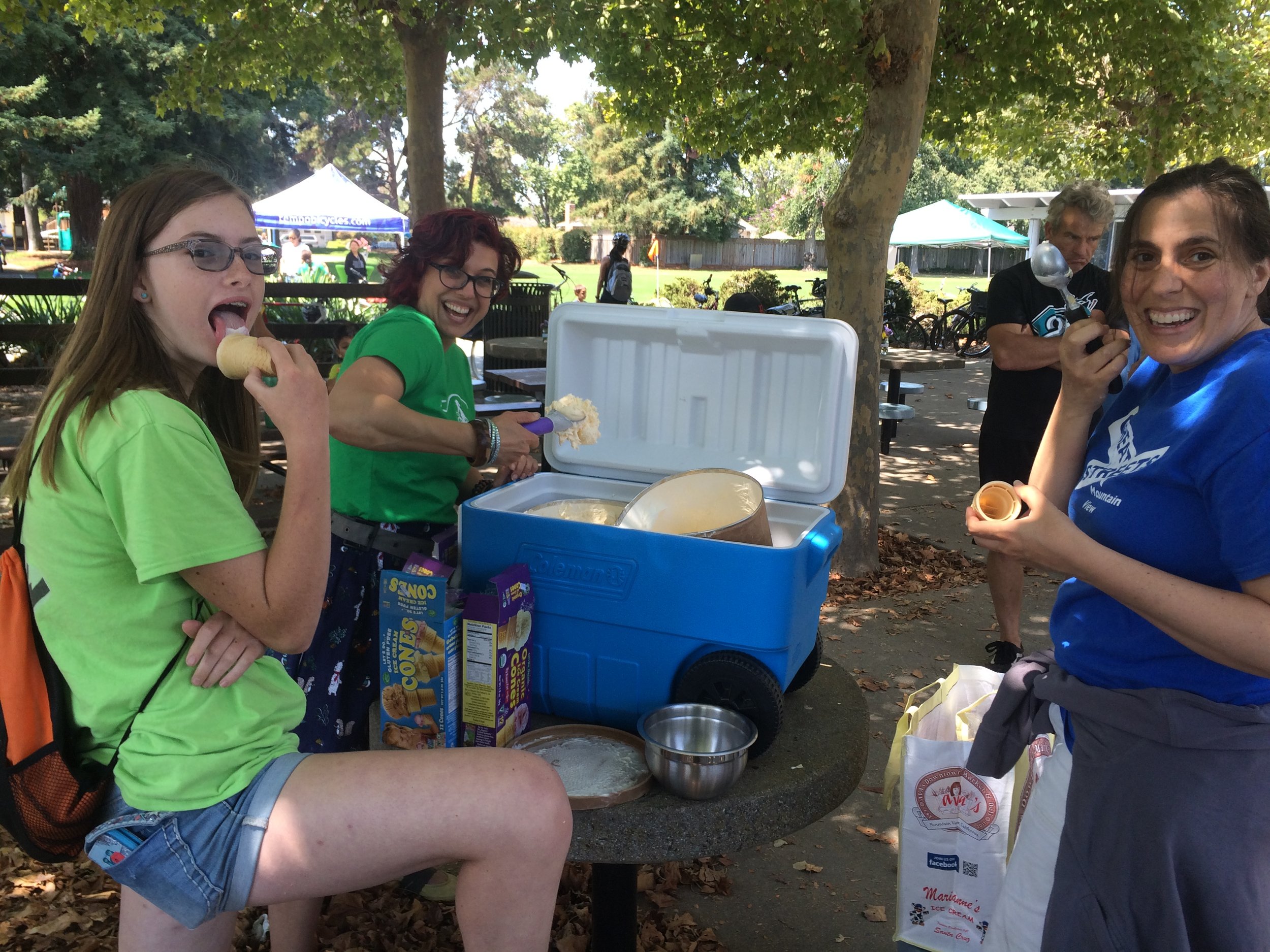 Happiness is an ice cream cone - Photo by Cherie Walkowiak