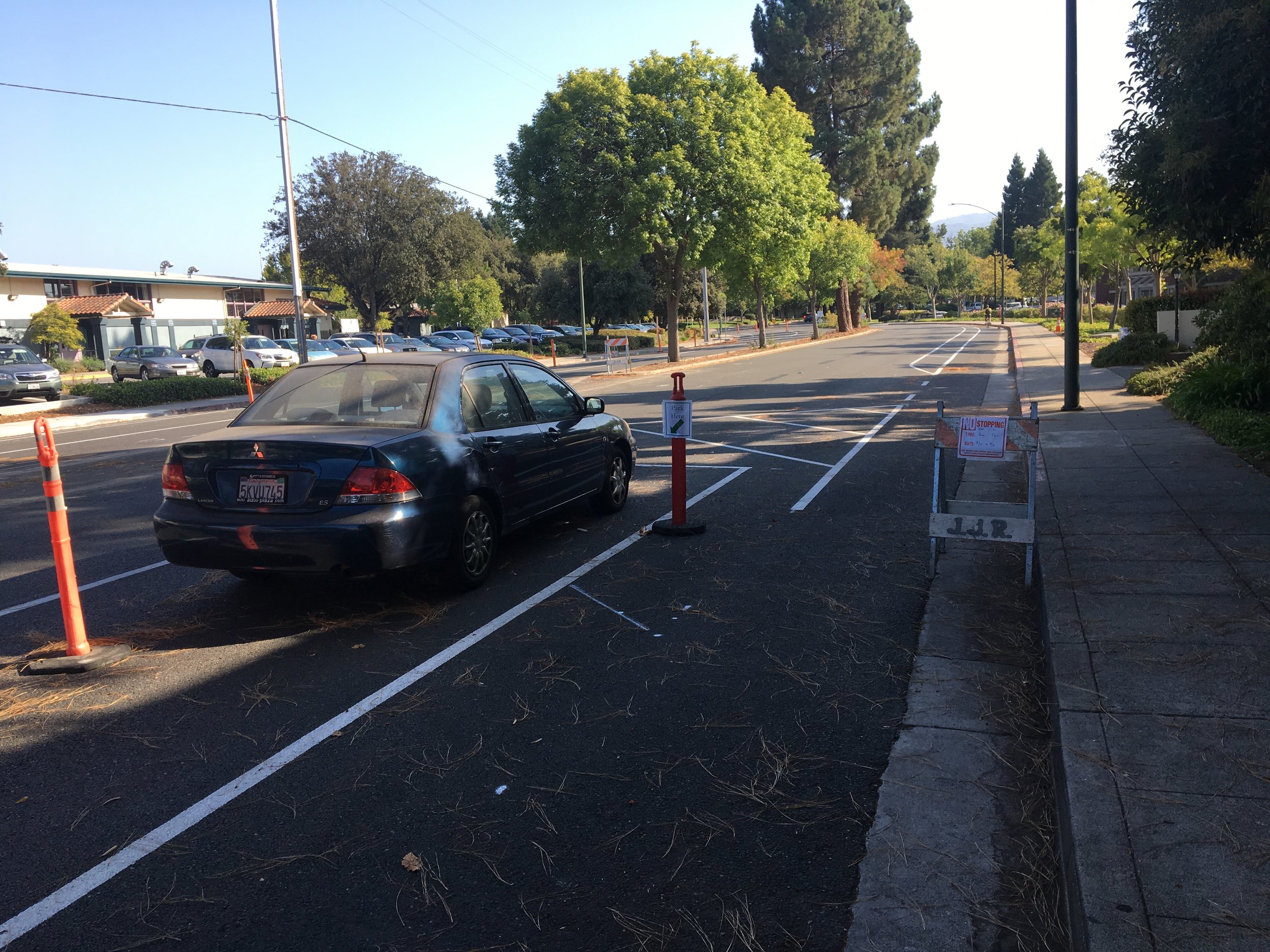 This will be a parking protected bike lane.