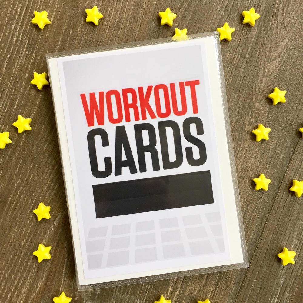 Free Printable Workout Cards Katie The Creative Lady