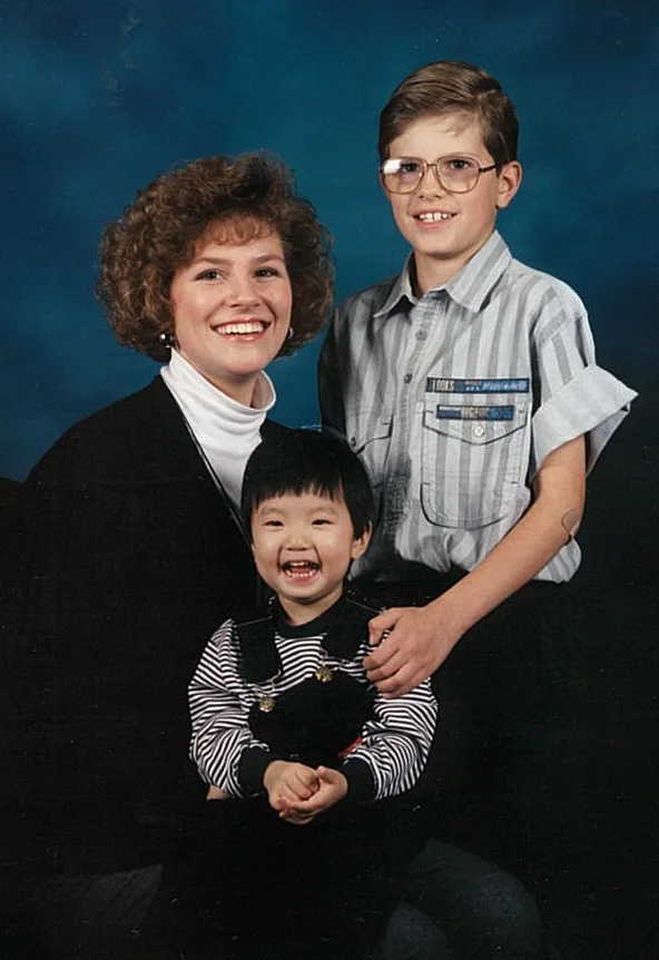 Me and my brothers in 1990