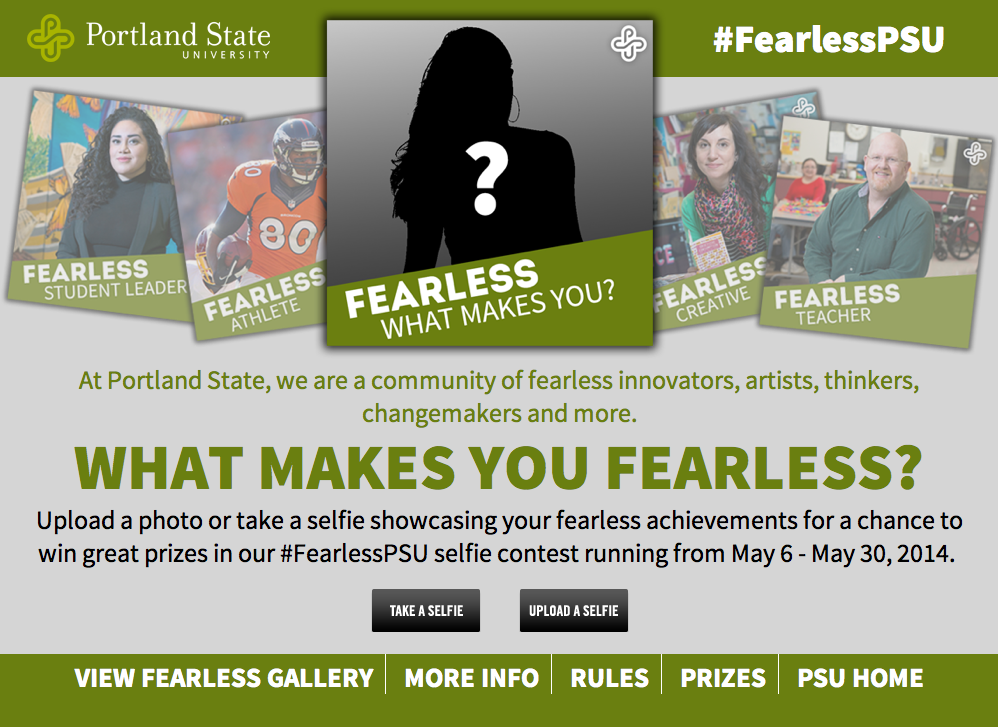 #FearlessPSU Selfie Contest