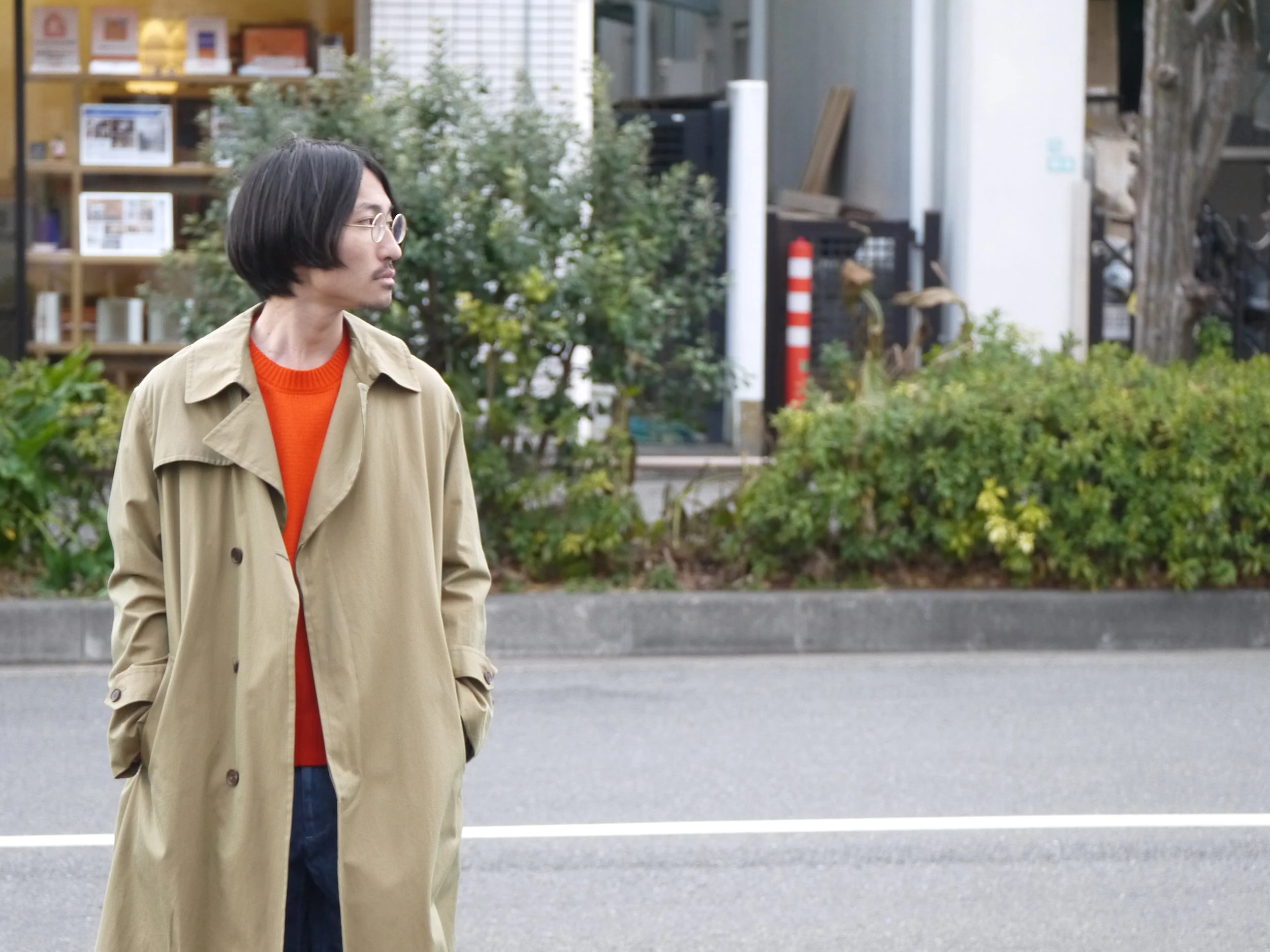 AURALEE GIZA SUPERSOFT KNIT P/O STYLE ~ ORANGE ~