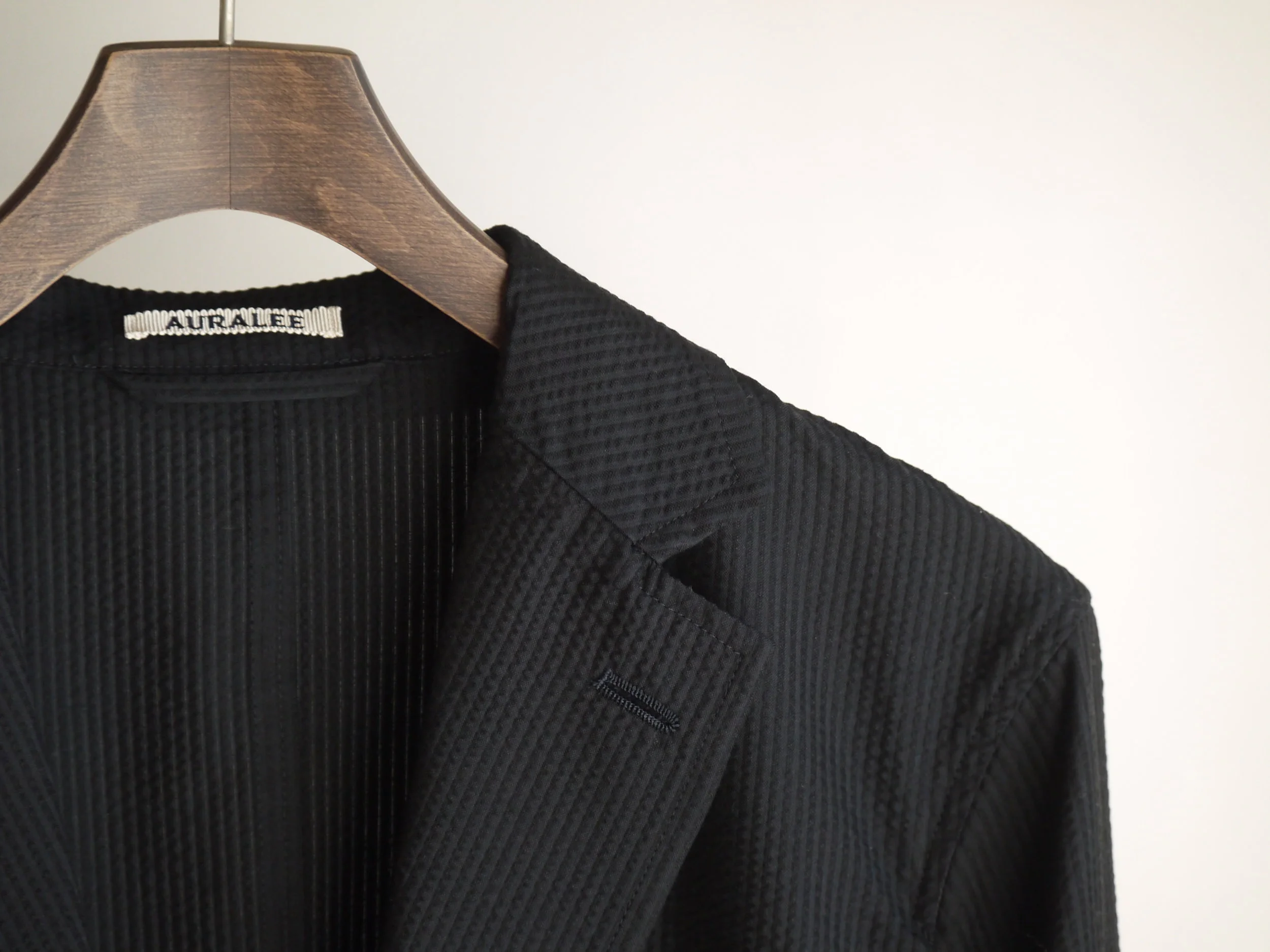 AURALEE SILK SEERSUCKER JACKET — TF Blog