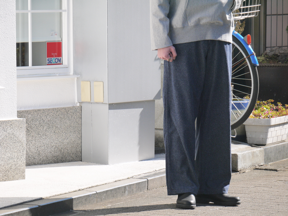 AURALEE（オーラリー） SILK DENIM WIDE PANTS メンズ