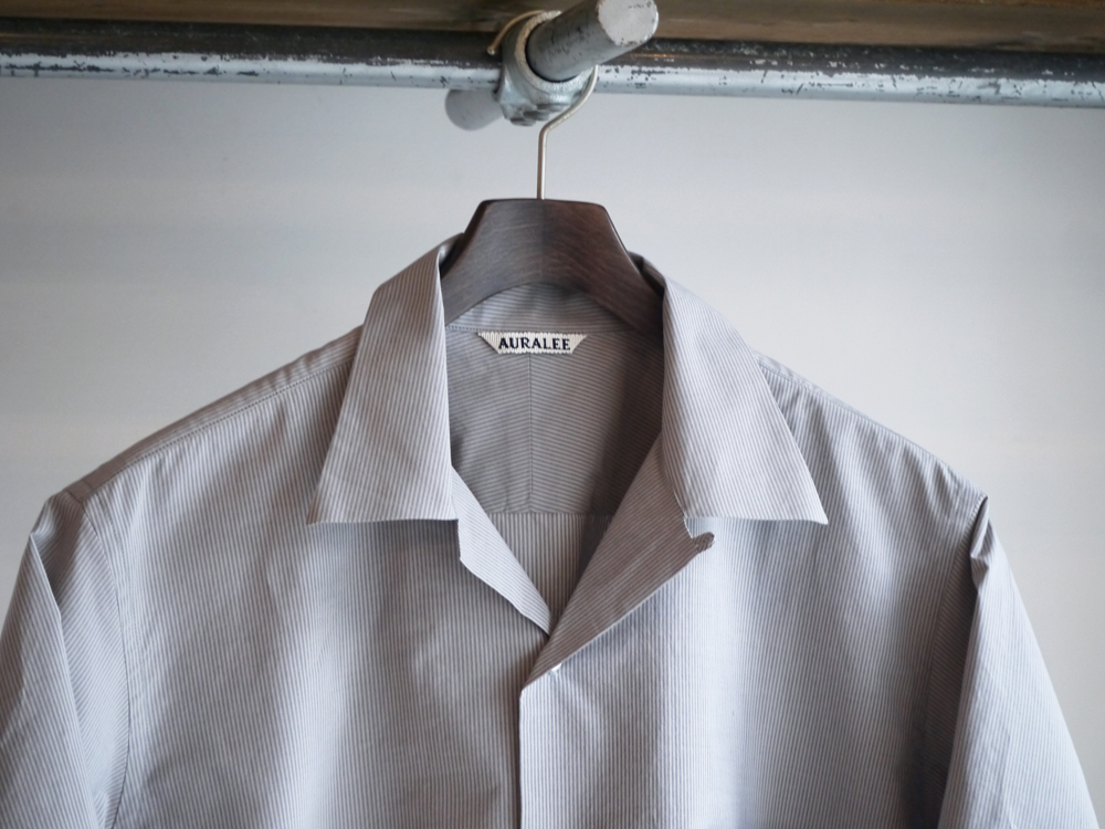 最新作SALE YAECA - auralee SELVEDGE WEATHER CLOTH SHIRTS の通販 by