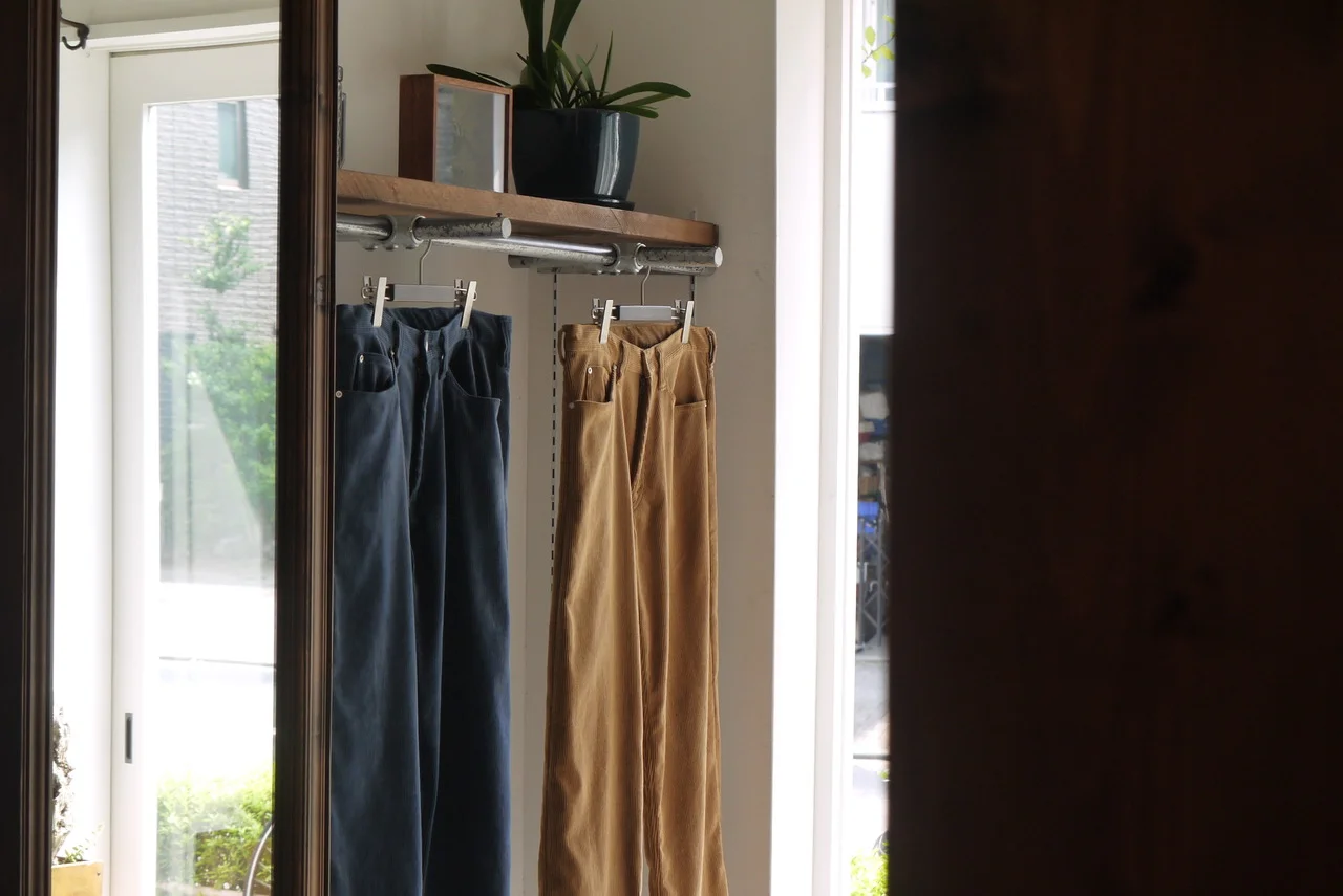 AURALEE WASHED CORDUROY 5POCKET PANTS