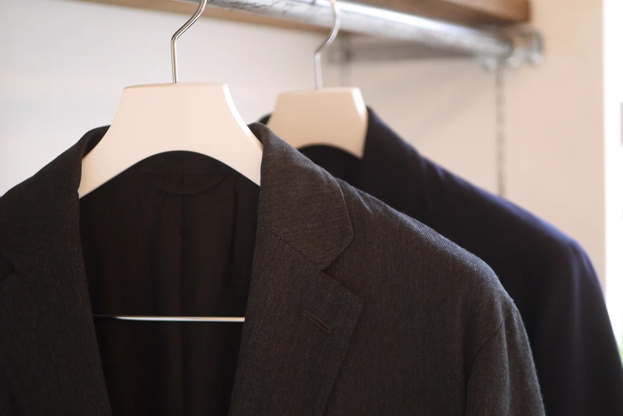 COMOLI WOOL NYLON 3B JACKET