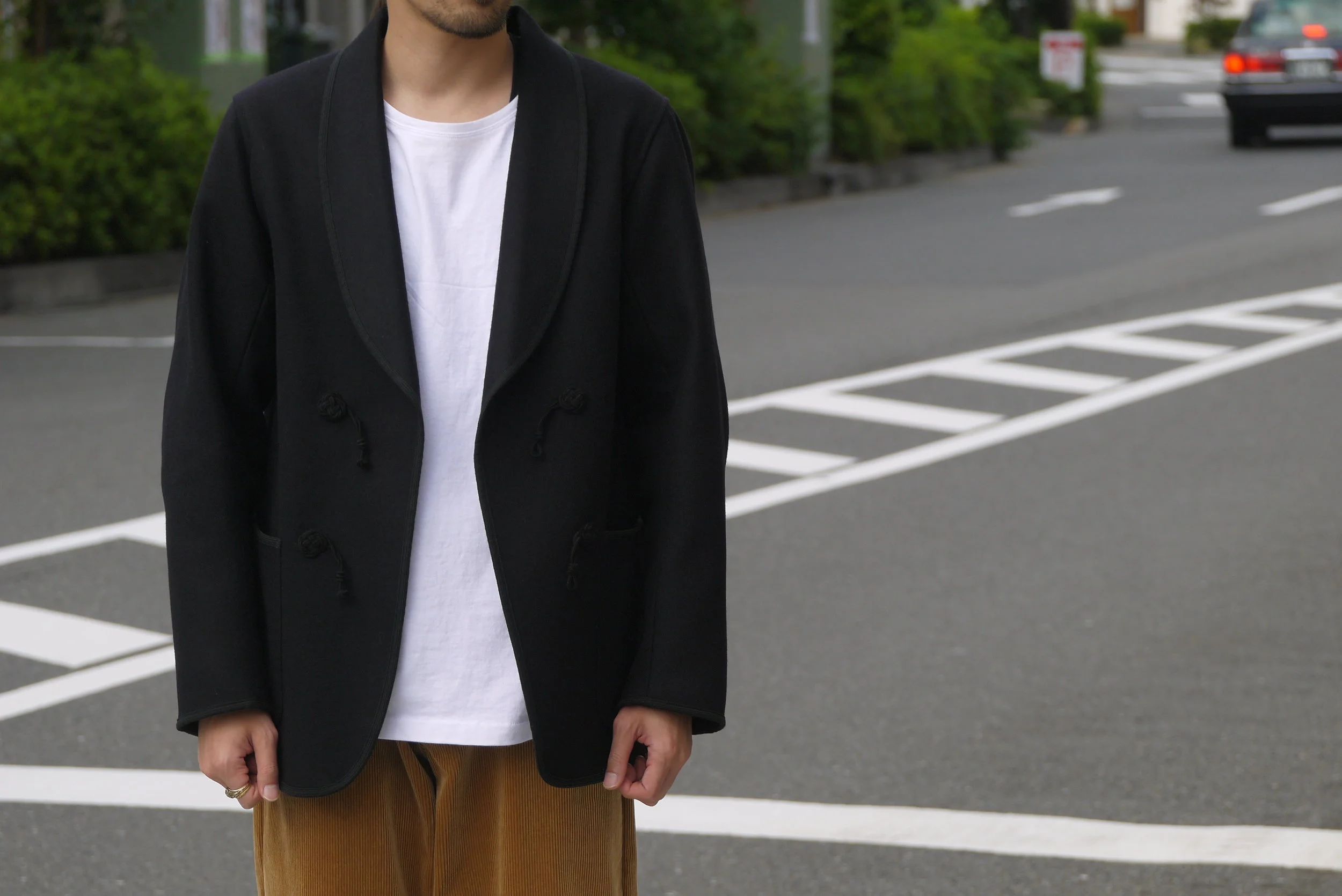 COMOLI MELTON SMOKING JACKET — TF Blog