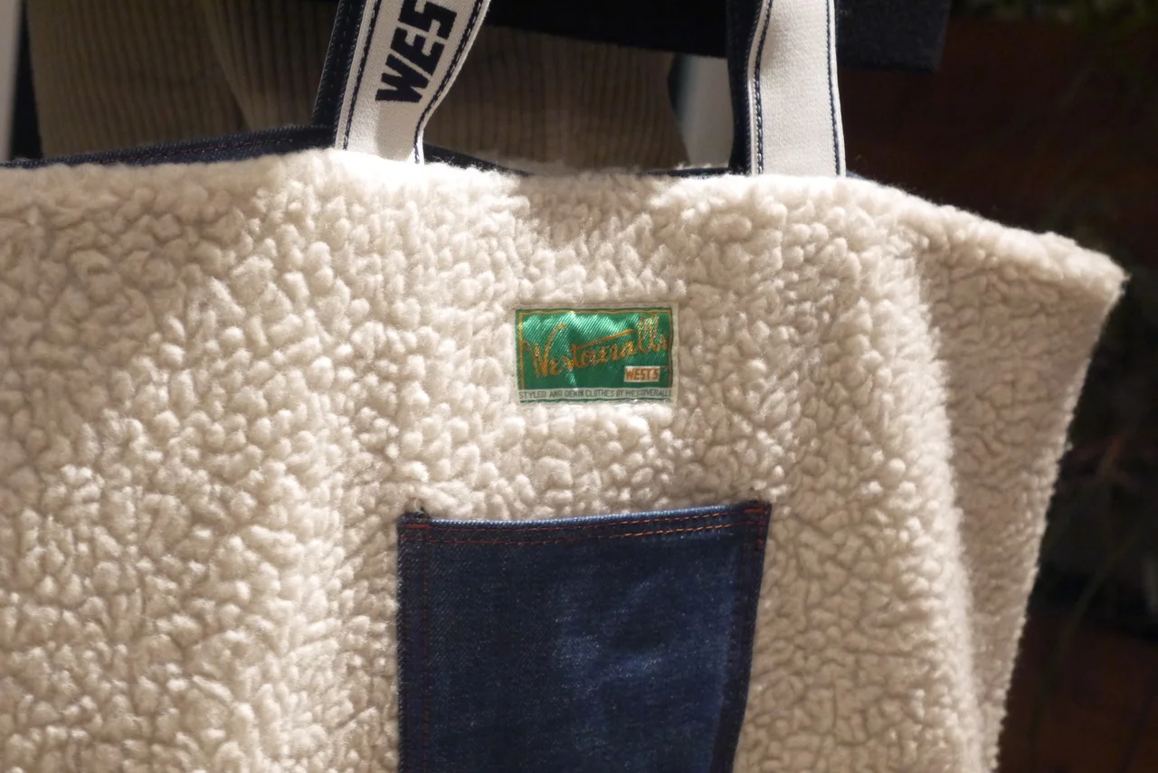 WESTOVERALLS R-L DENIM BOA TOTE
