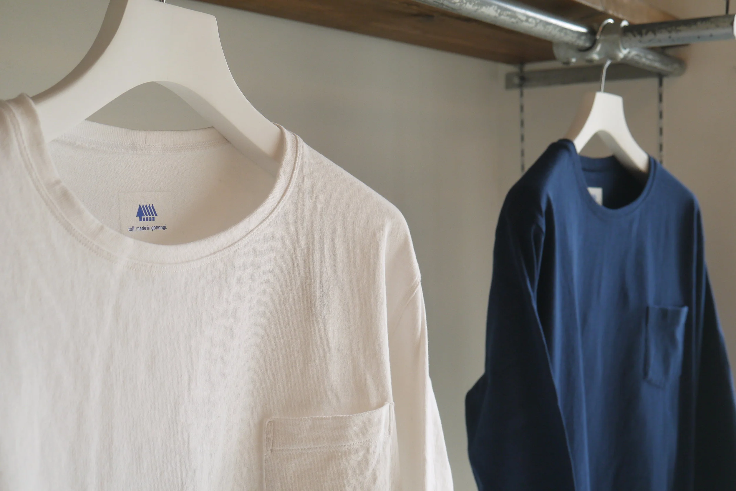 toff's Long SLEEVE POCKET T-SHIRT 