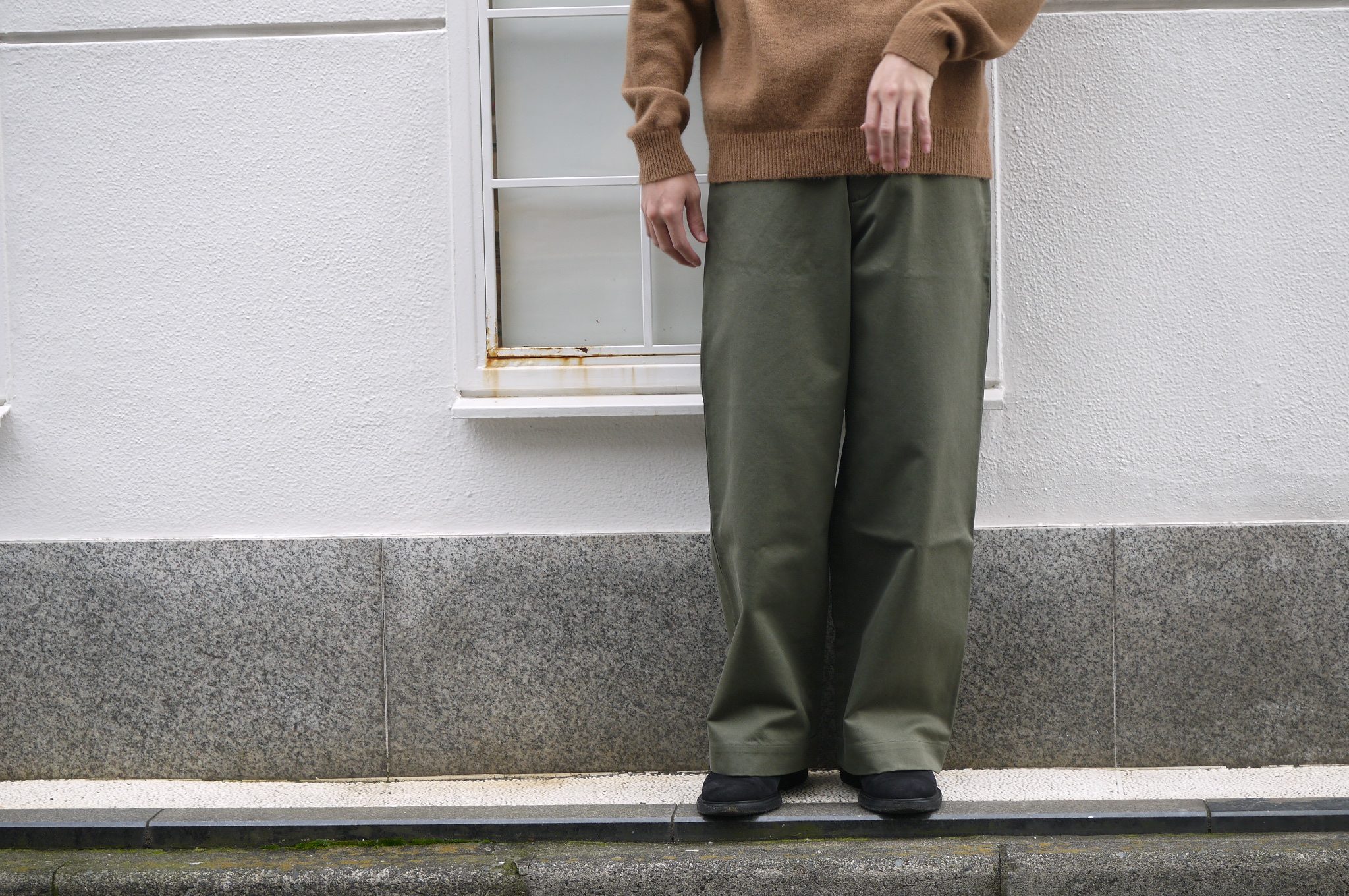 AURALEE WASHED FINX CHINO WIDE PANTS — TF Blog