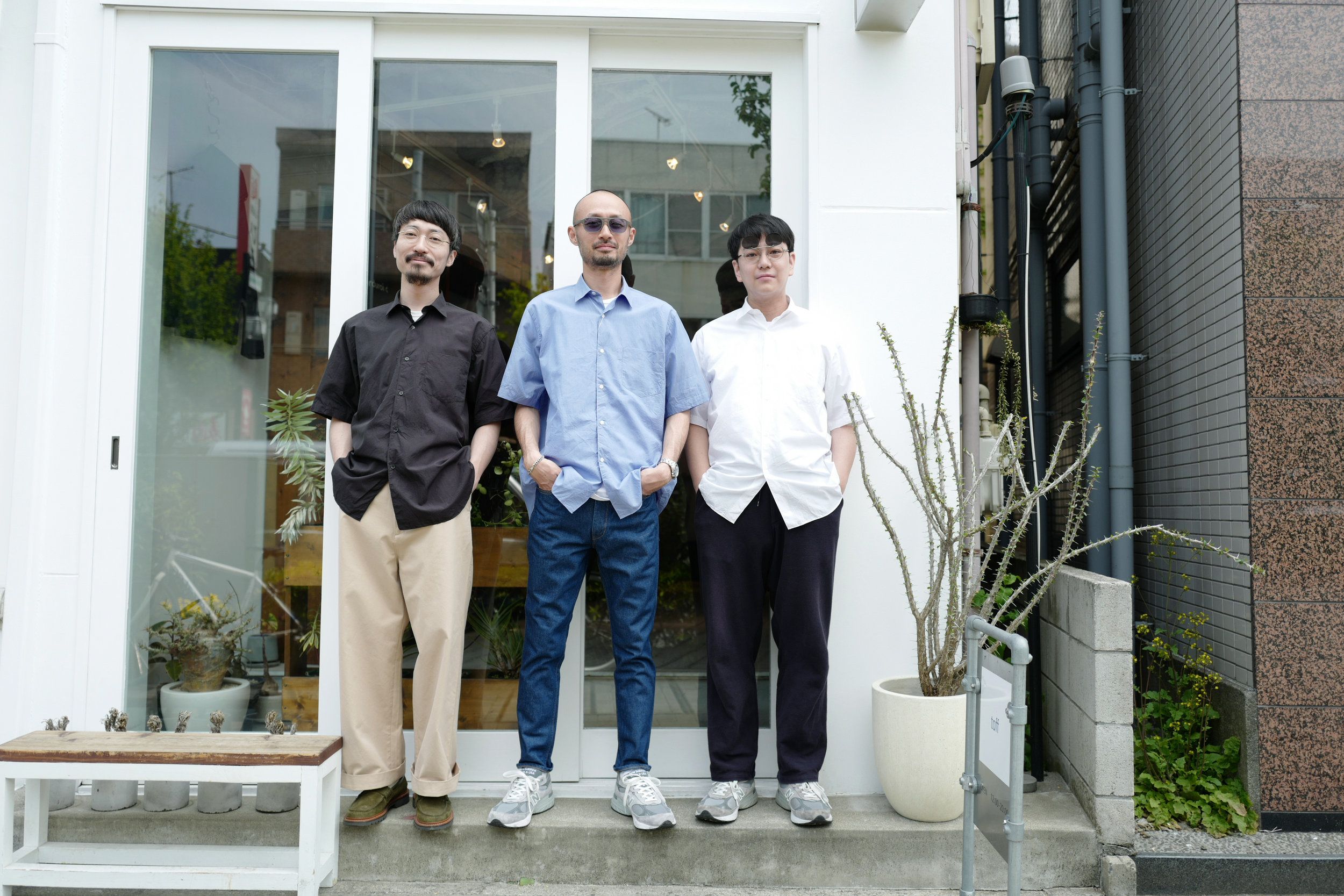 COMOLI SHORT SLEEVE SHIRT