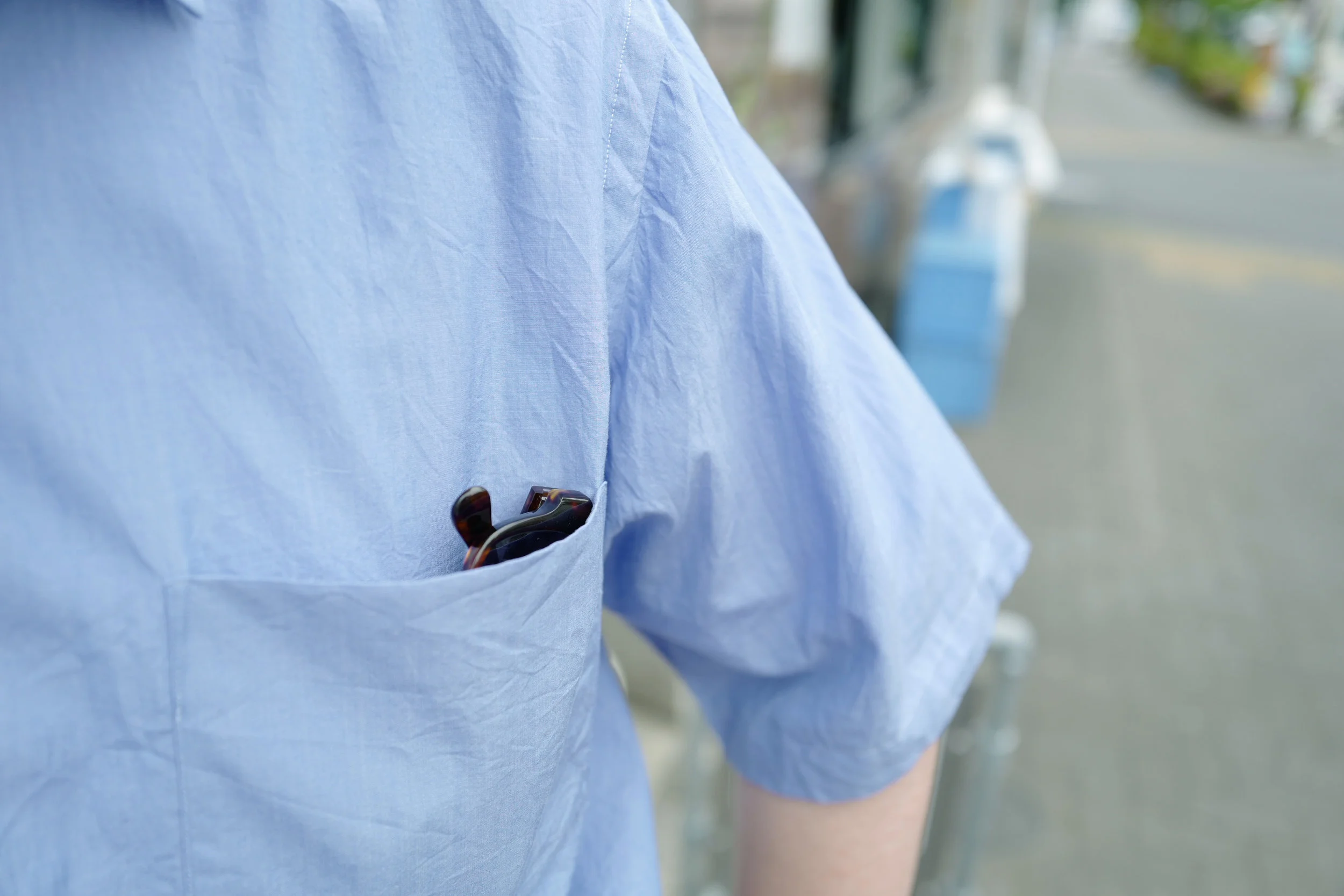 COMOLI SHORT SLEEVE SHIRT