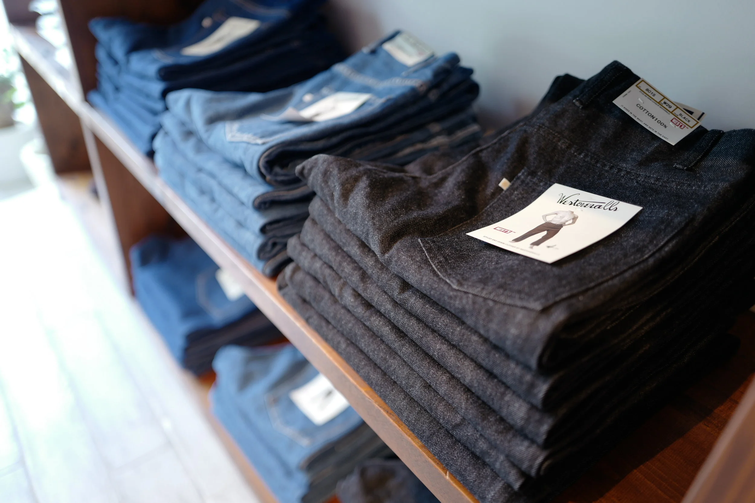 WESTOVERALLS 5POCKET DENIM TROUSERS