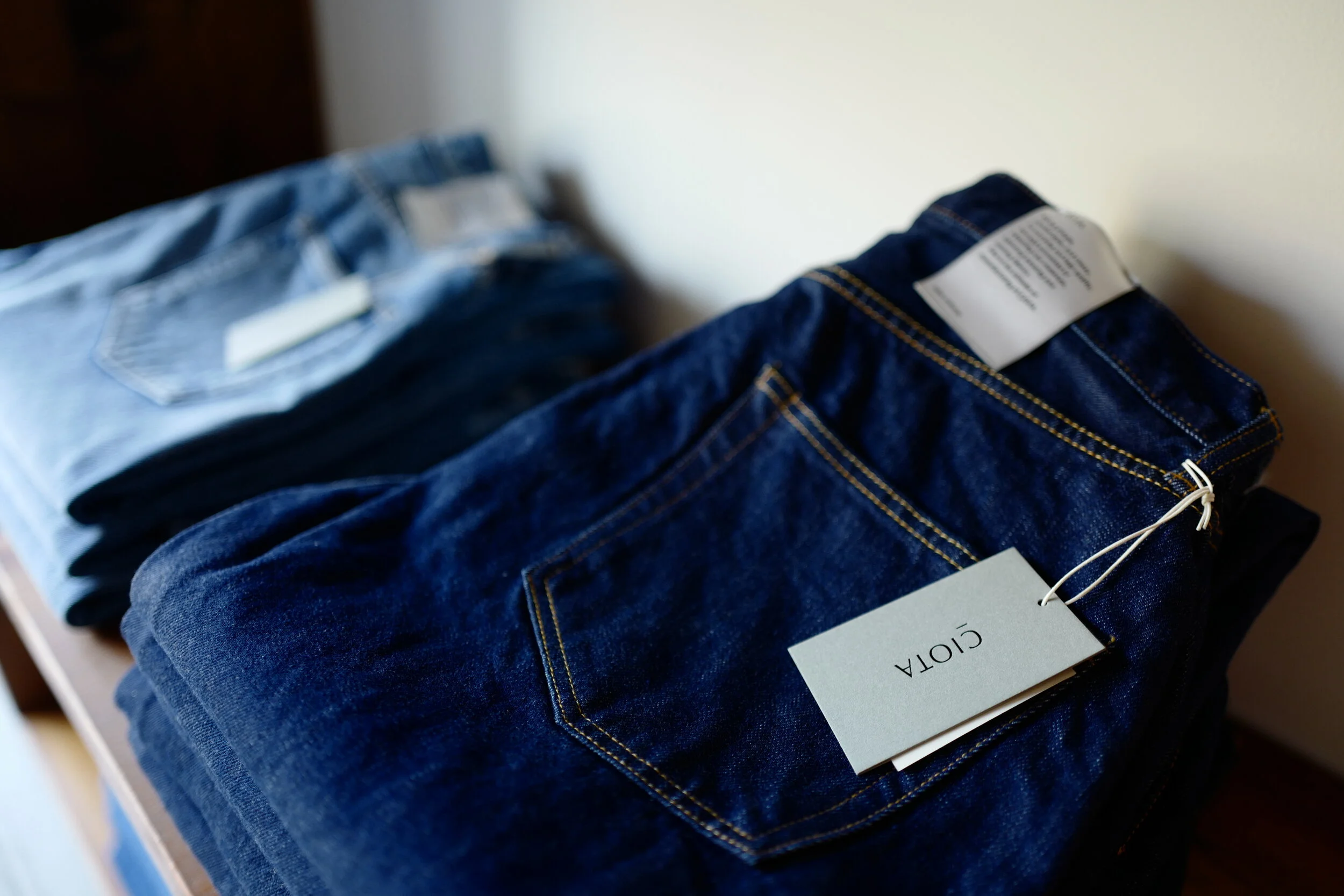 本藍スビン 13.5oz ストレートデニム