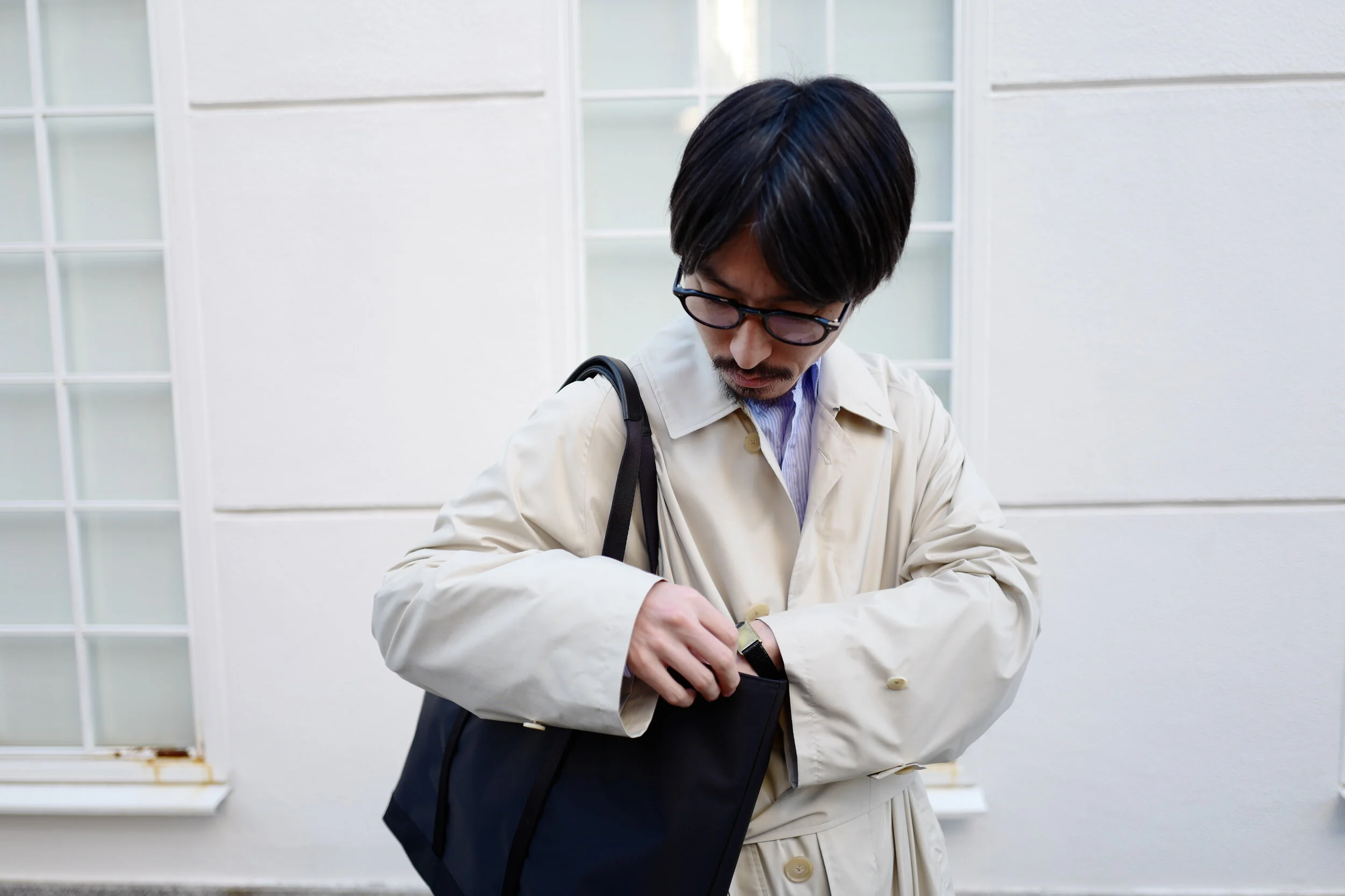 AURALEE SUPER LIGHT POLYESTER SOUTIEN COLLAR COAT — TF Blog