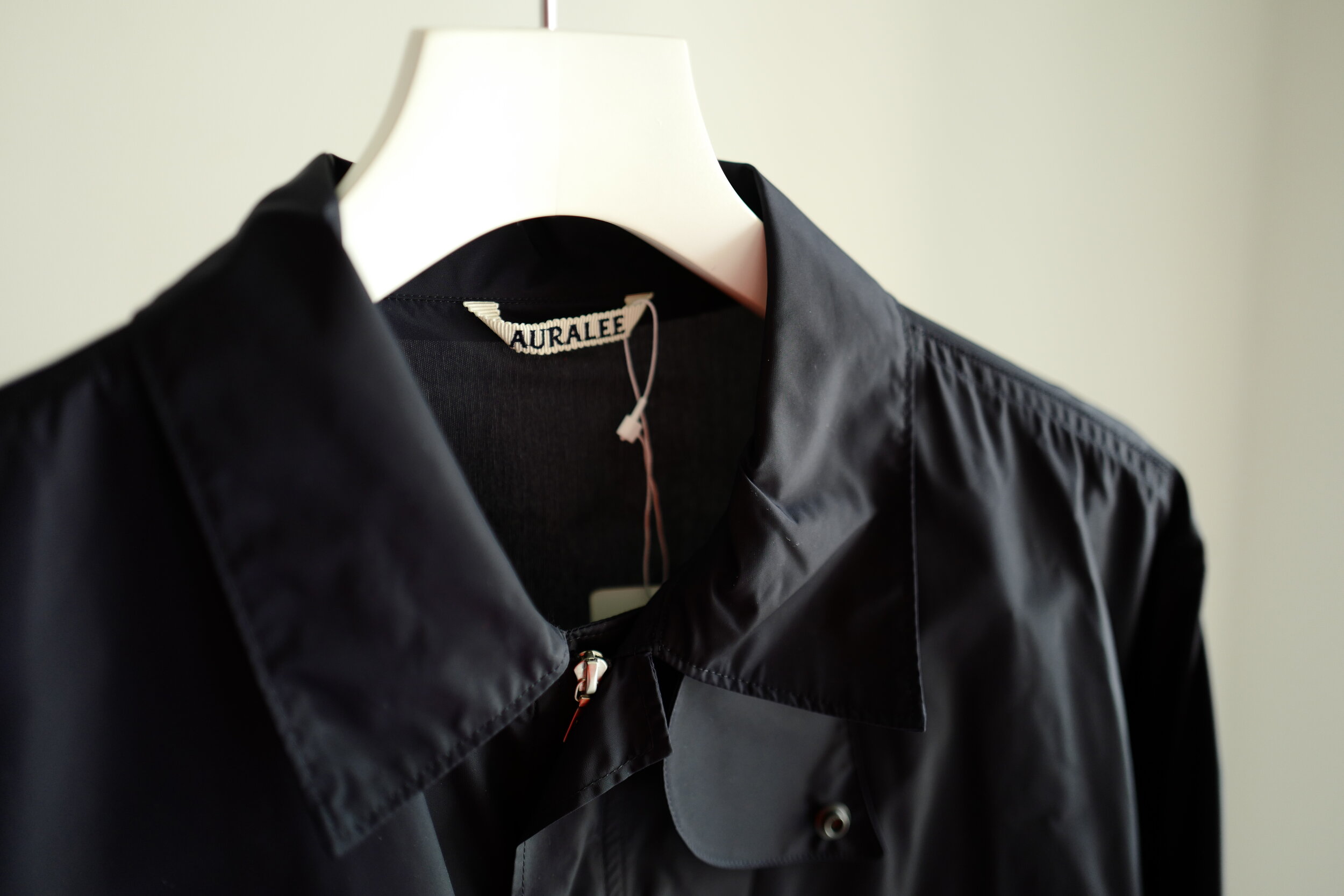 AURALEE 20SS LIGHT NYLON ZIP SET UP アウトレット買蔵