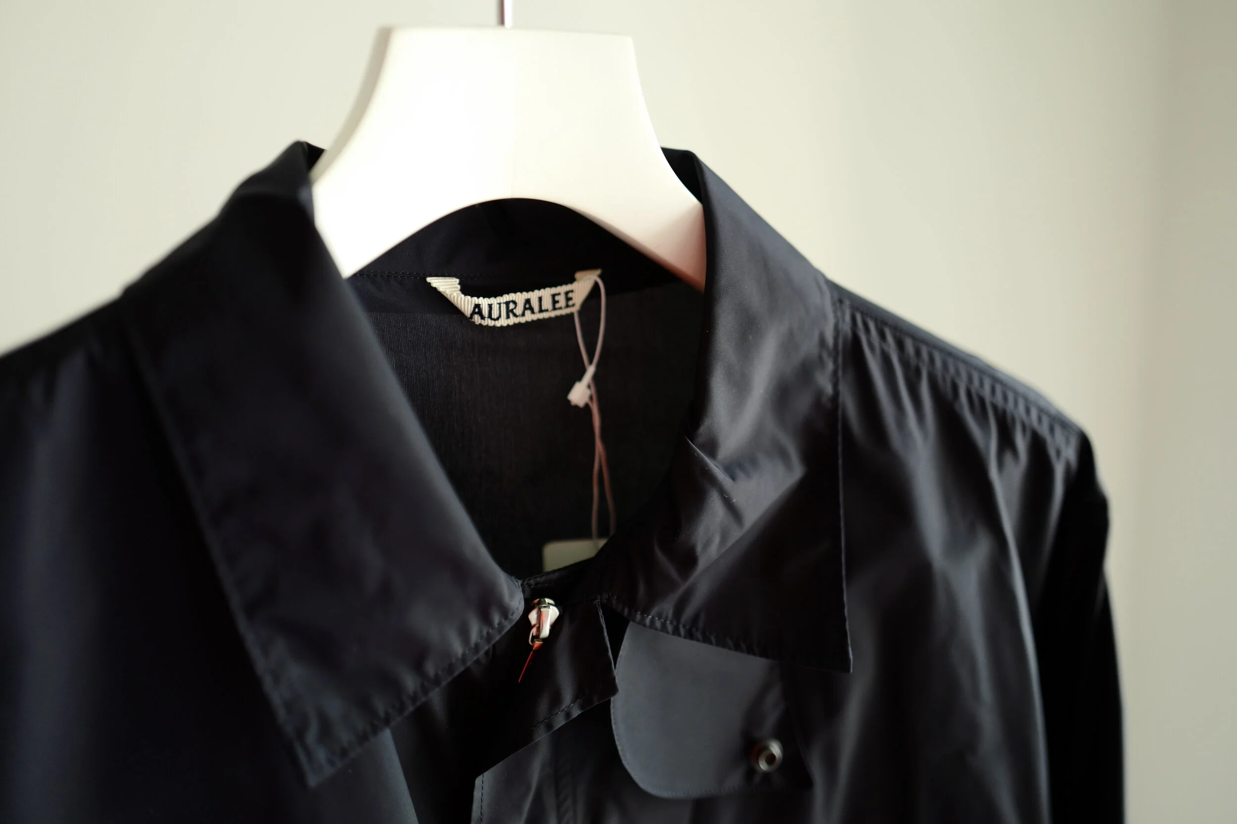 AURALEE LIGHT NYLON ZIP SHIRTS &amp; LIGHT NYLON FATIGUE PANTS