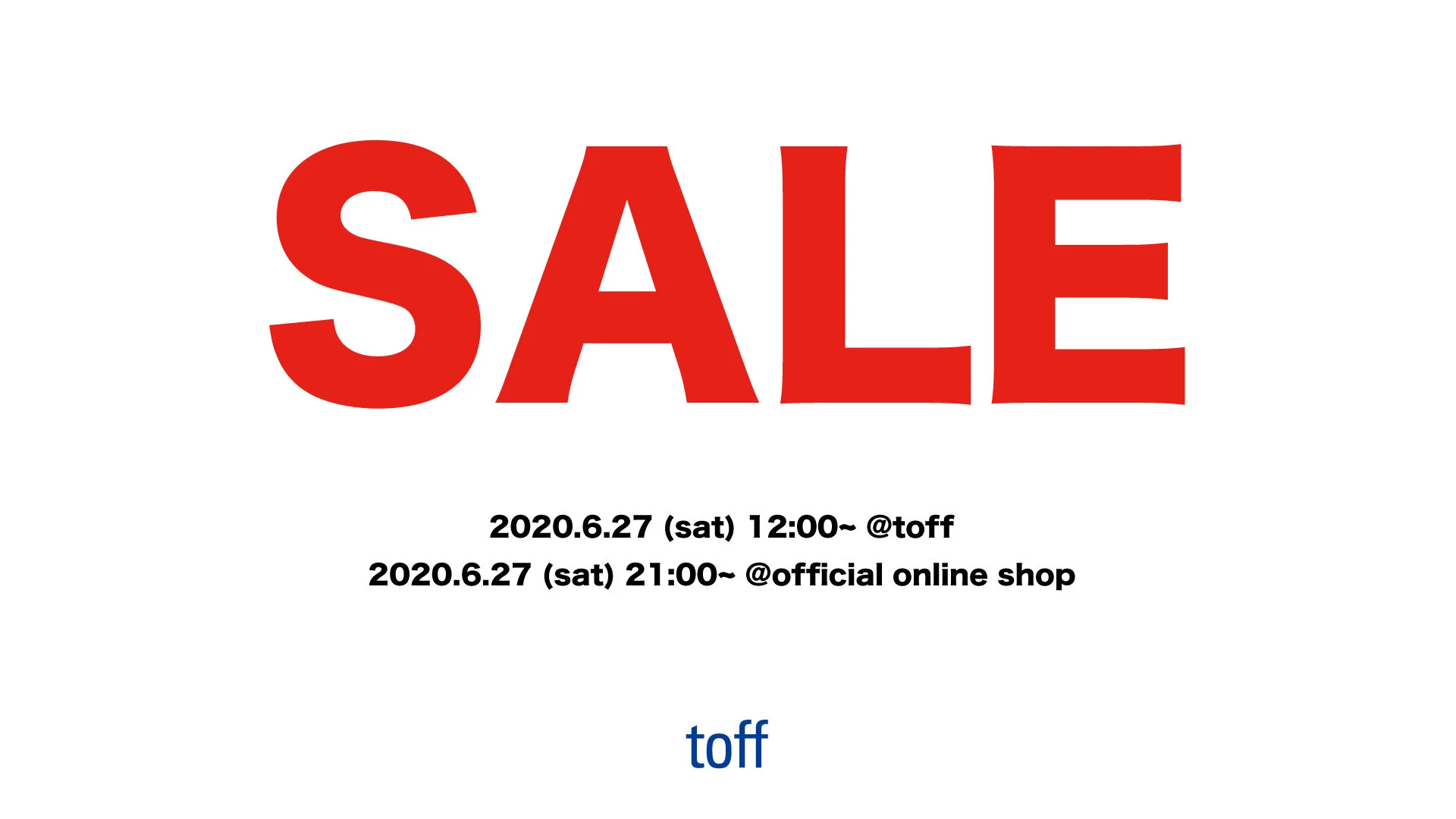 toff 2020ss SALE