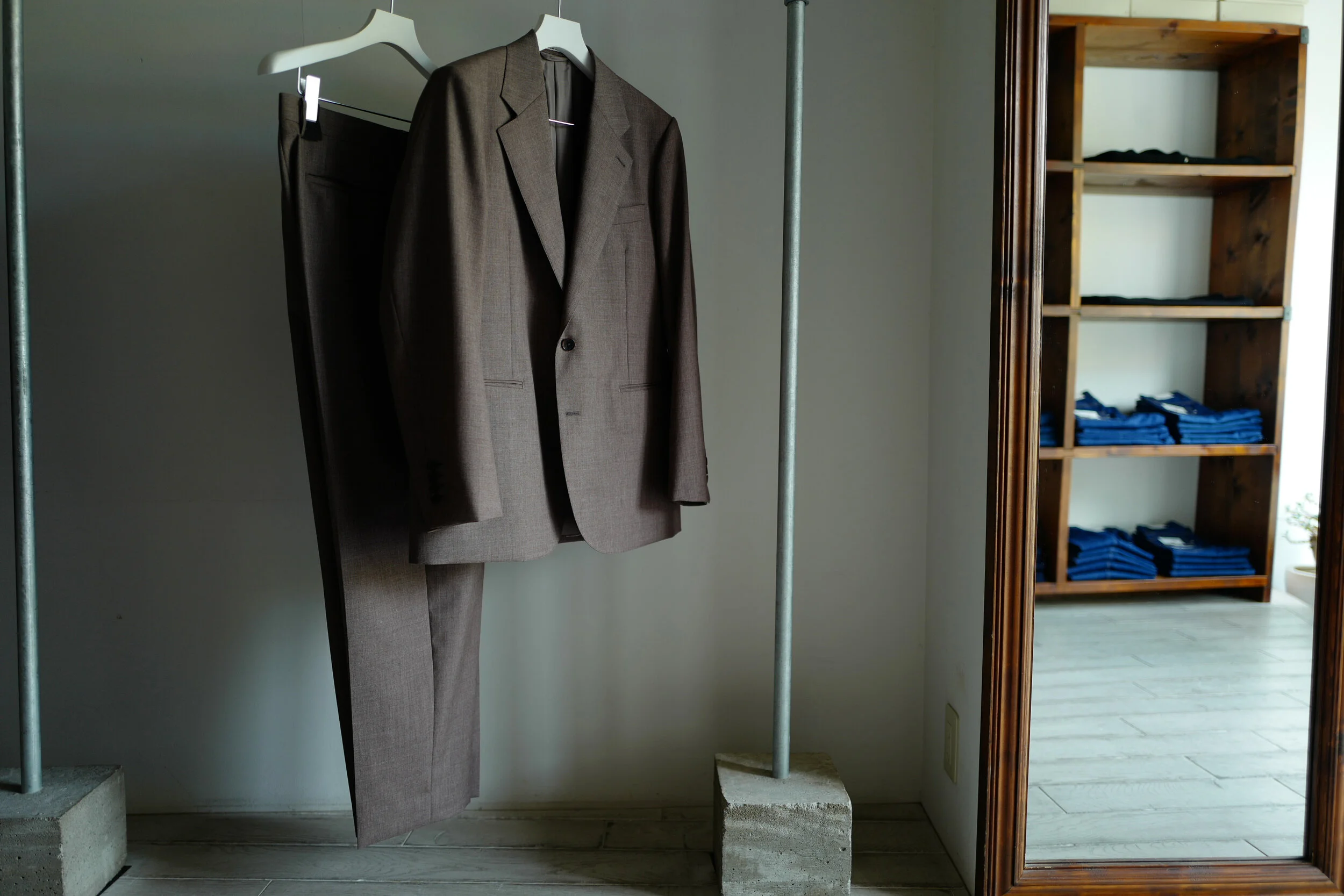 21aw auralee bluefaced wool セットアップ 21aw auralee bluefaced