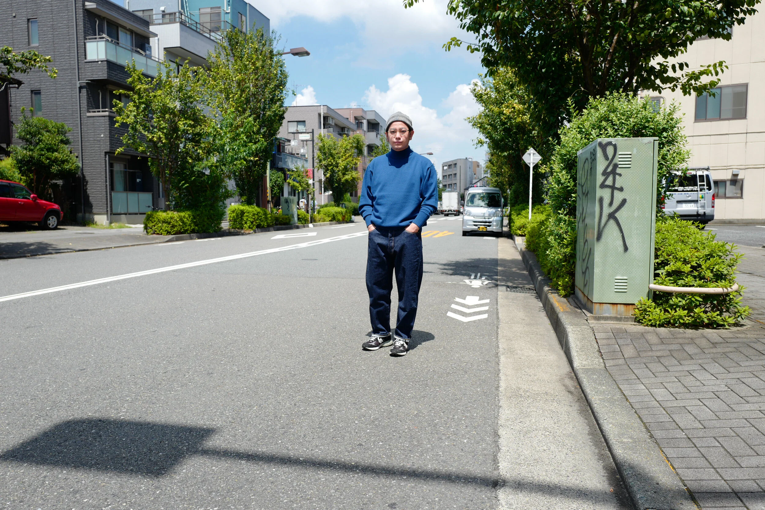 HERILL Cashmere vintage mock knit