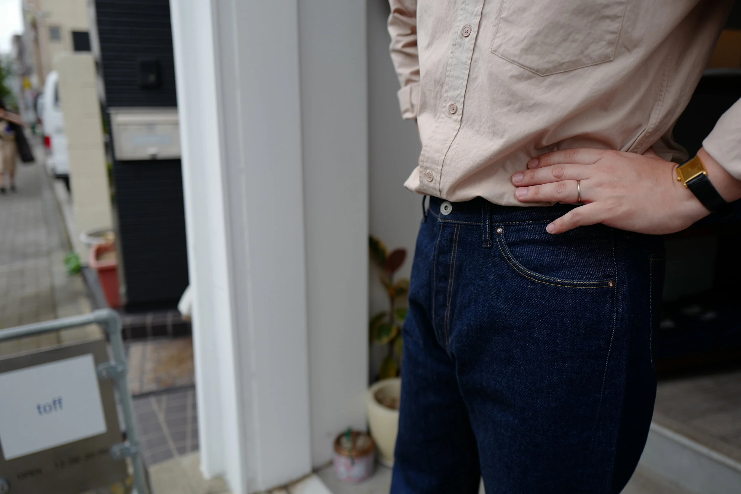 五本木シャツスタイル #鈴木