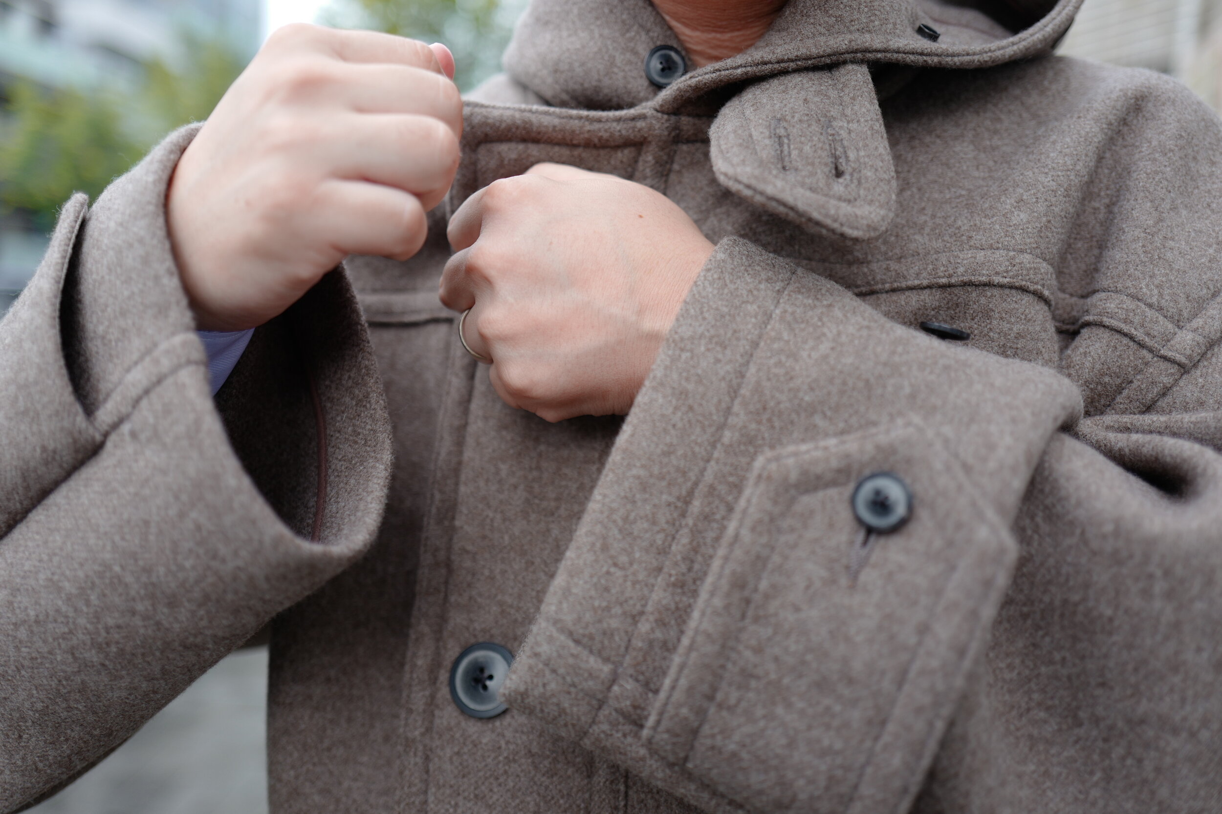 HERILL Black sheep duffel coat — TF Blog HERILL Black sheep duffel coat — TF Blog