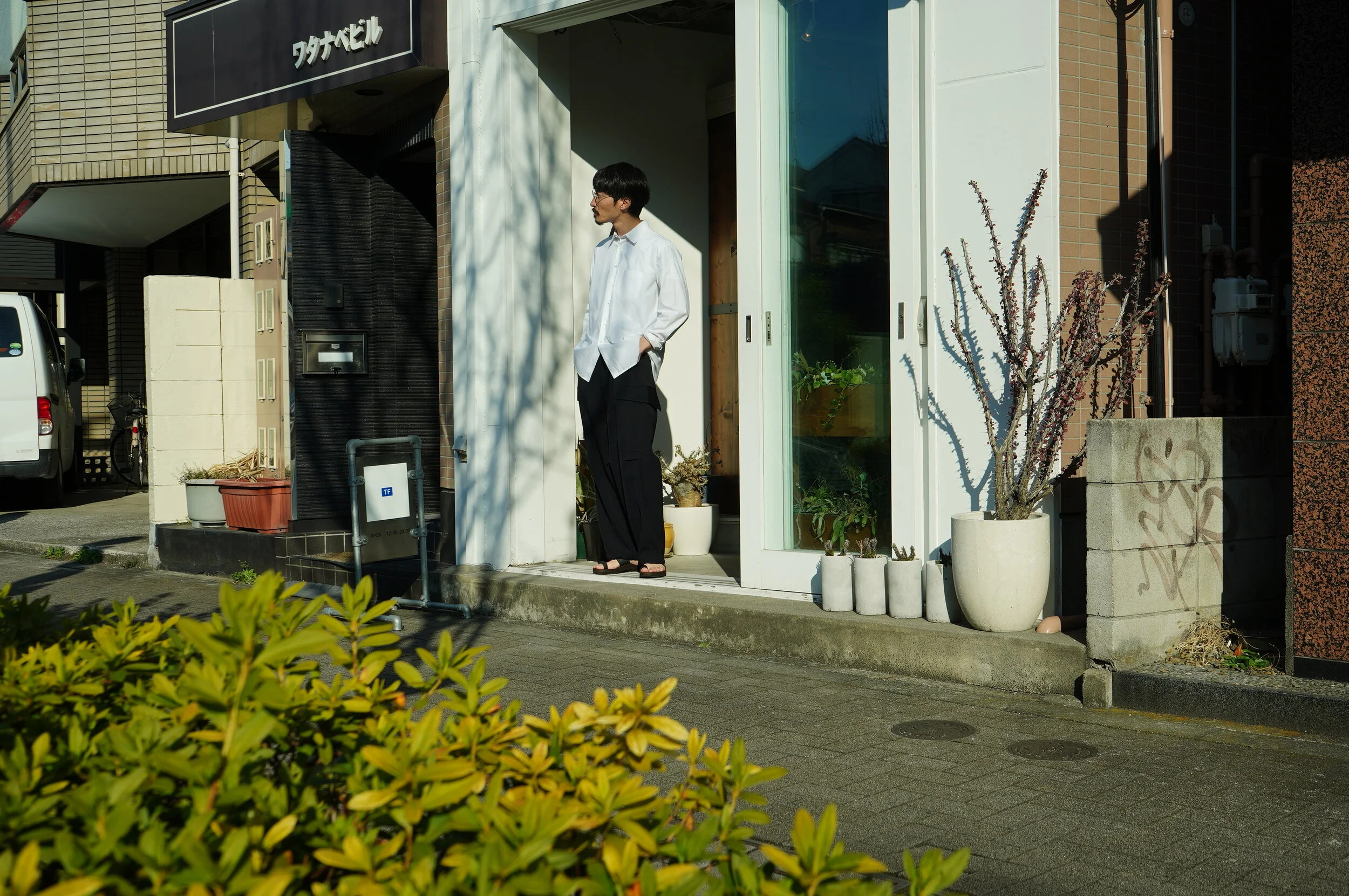 COMOLI ウールギャバ 6Pパンツ