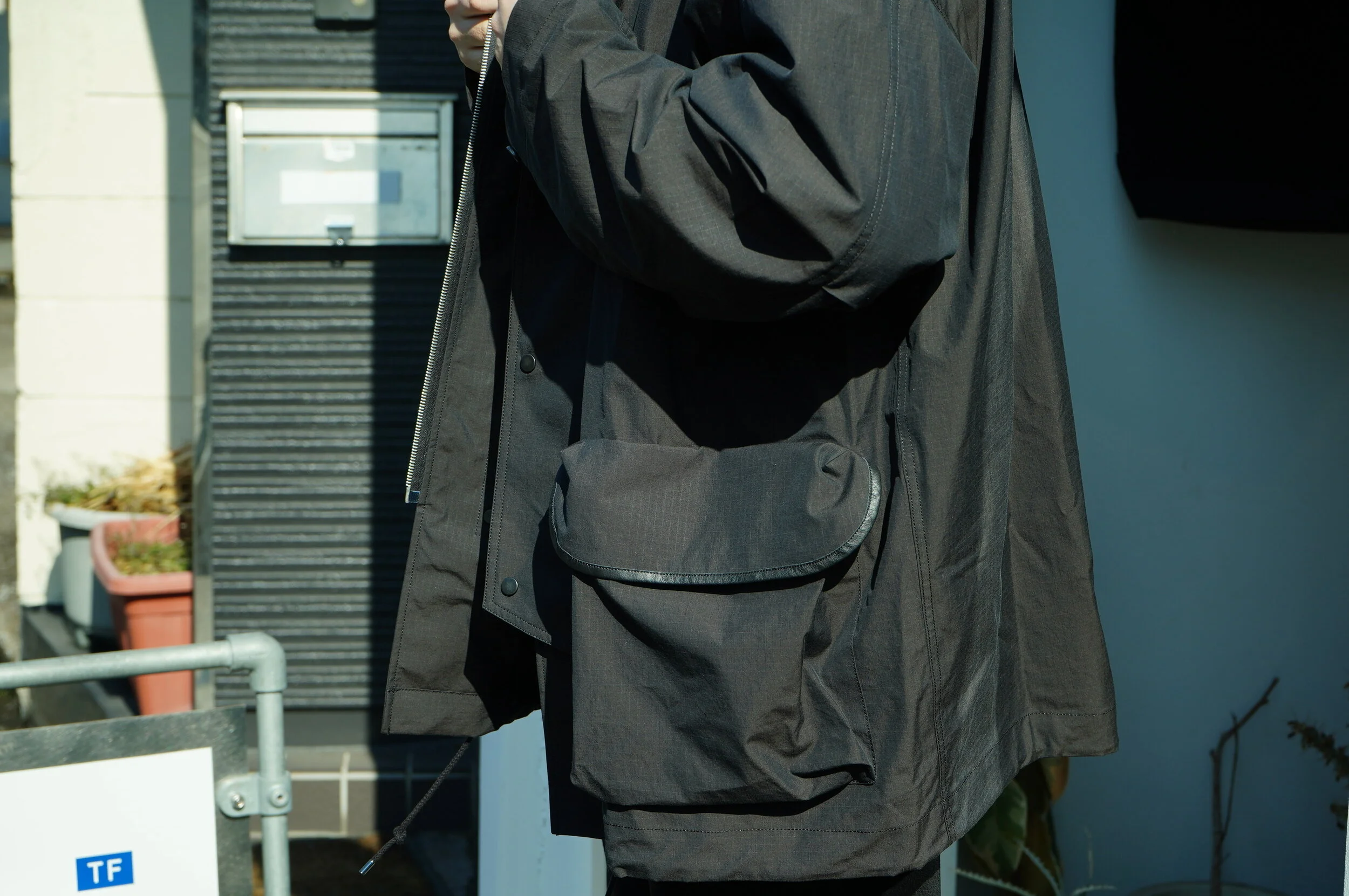 AURALEE WASHED FINX RIPSTOP CHAMBRAY BIG FIELD BLOUSON — TF Blog