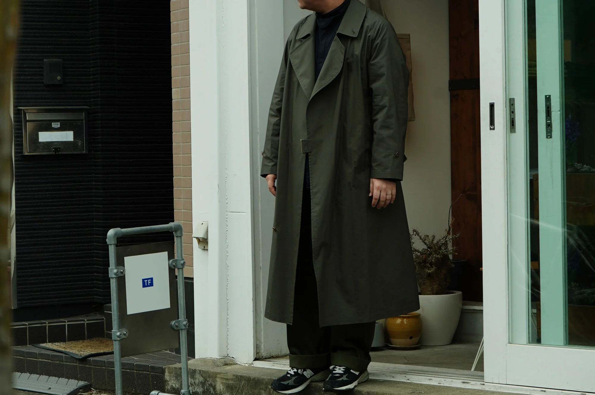 CIOTA スビンコットン タイプライター タイロッケンコート