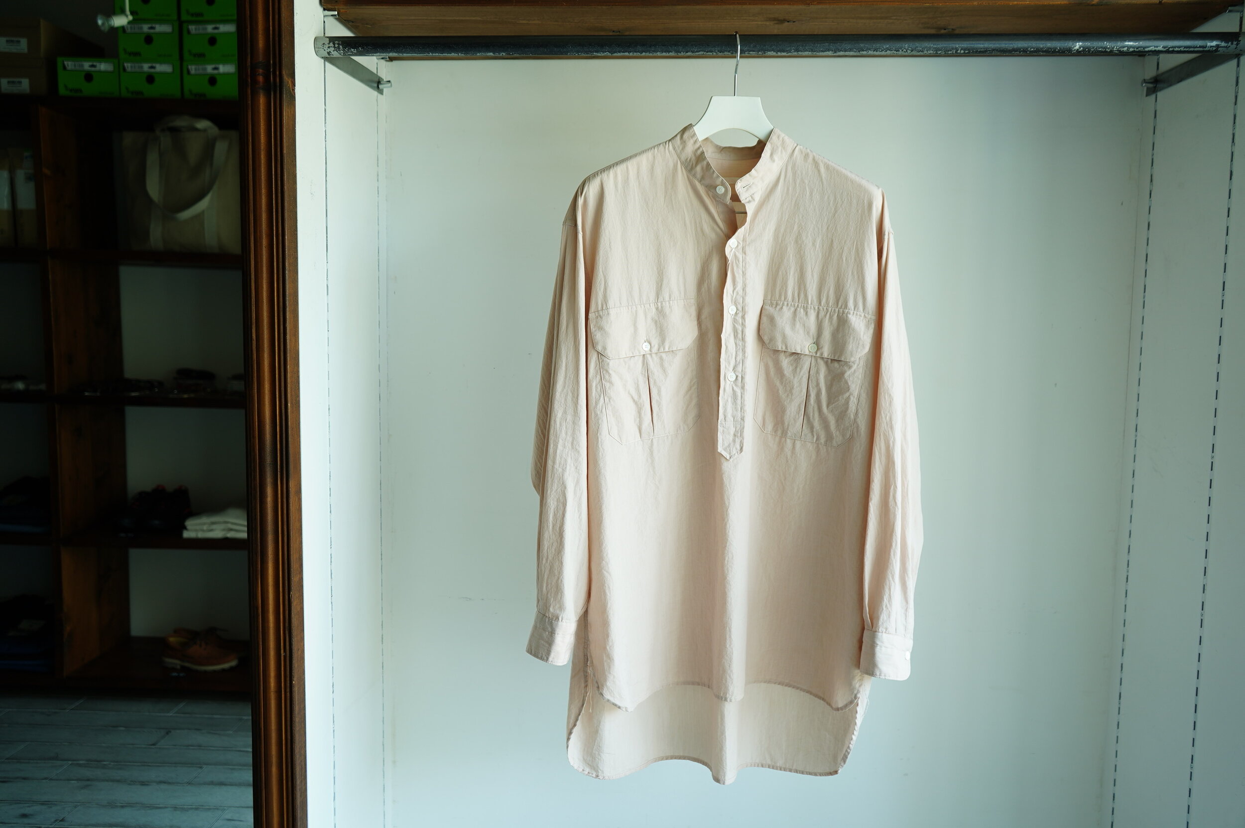 【新品】COMOLI 21SS プルオーバーカーゴシャツ