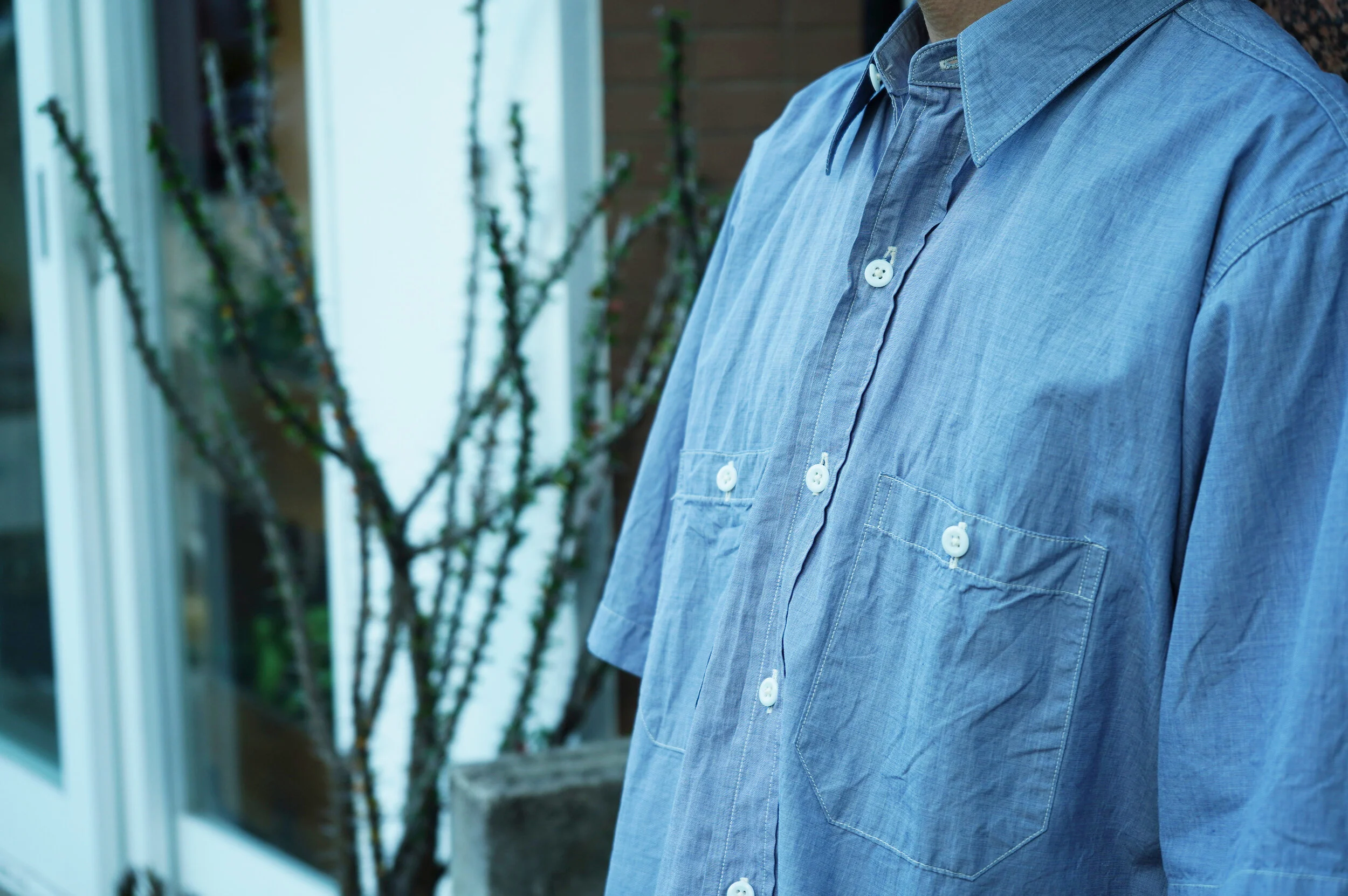 Kaptain  Sunshine の半袖シャツ