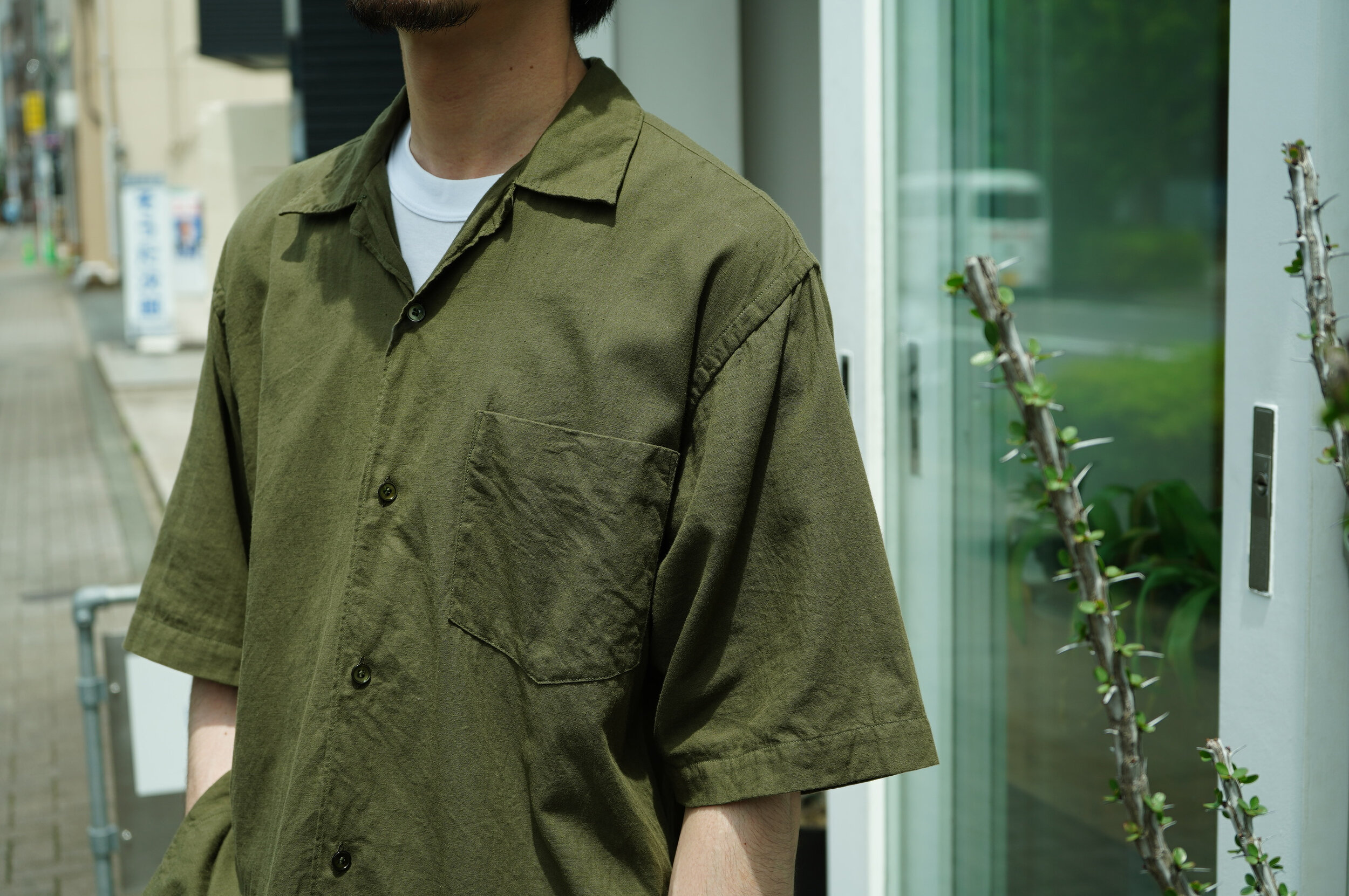 21ss COMOLI コモリ ベタシャンCPOシャツ サイズ3