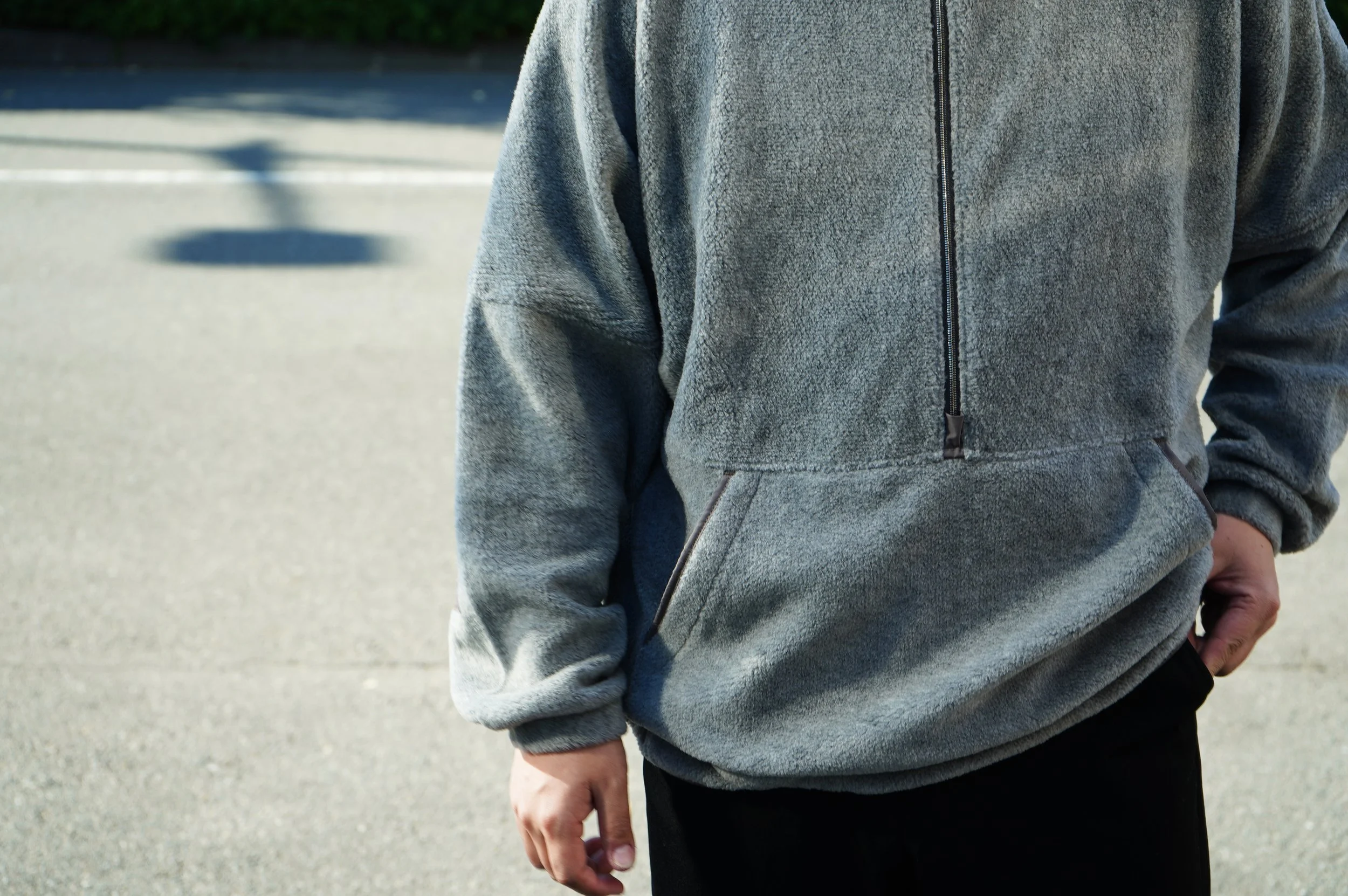 KAPTAIN SUNSHINE Wool Cashmere Fleece Highneck Pullover