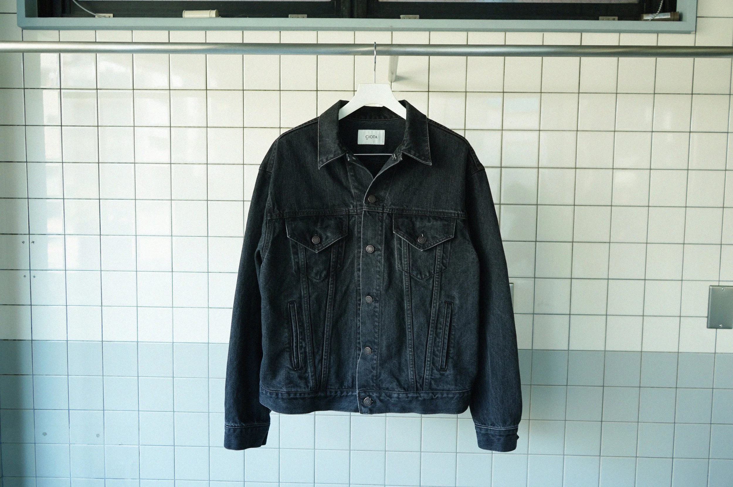 CIOTA ブラック スビンコットン 13,5oz 4PK デニムジャケット