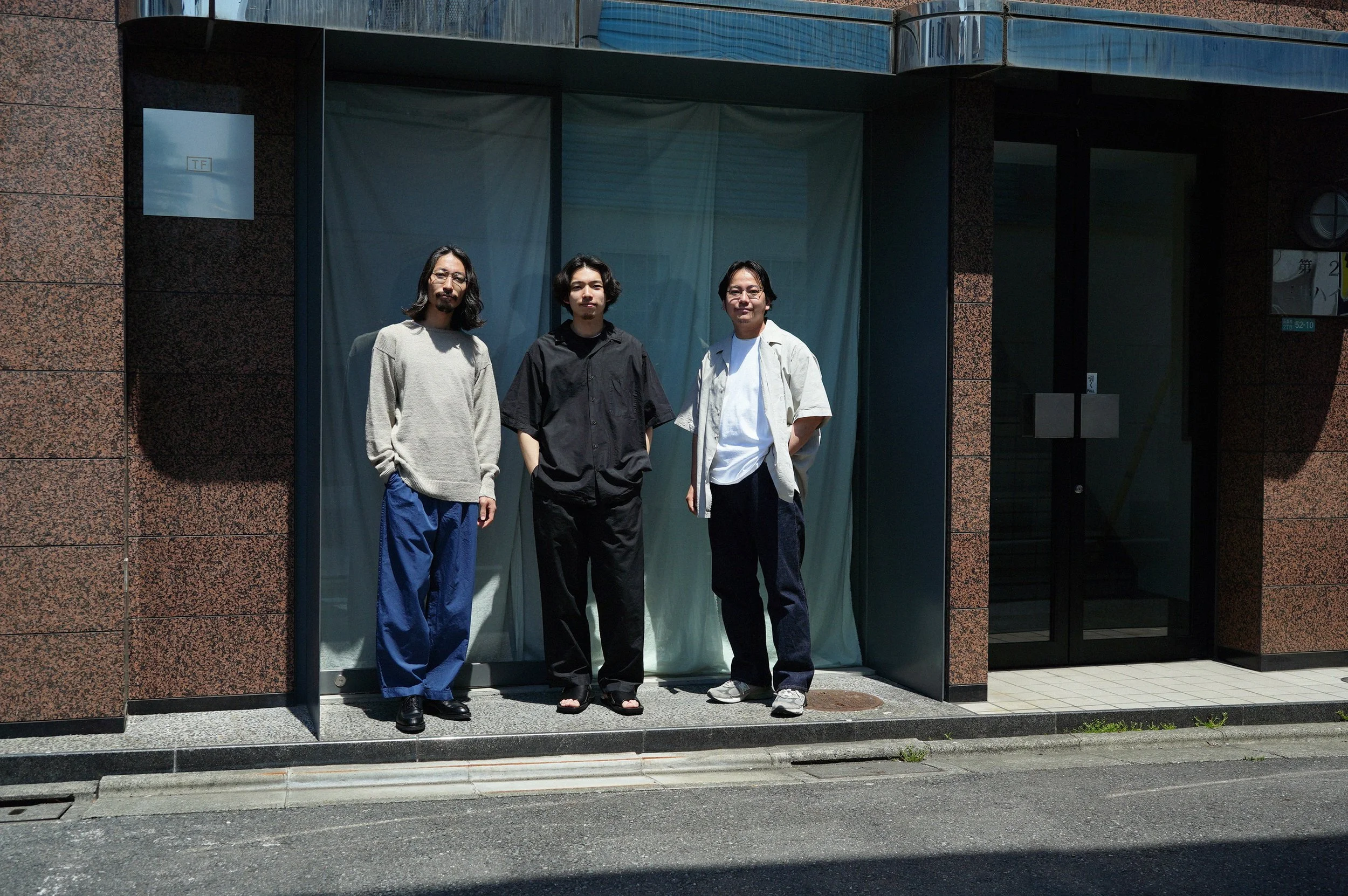 HERILL Cottonsilk Opencollar shirt / Easypants