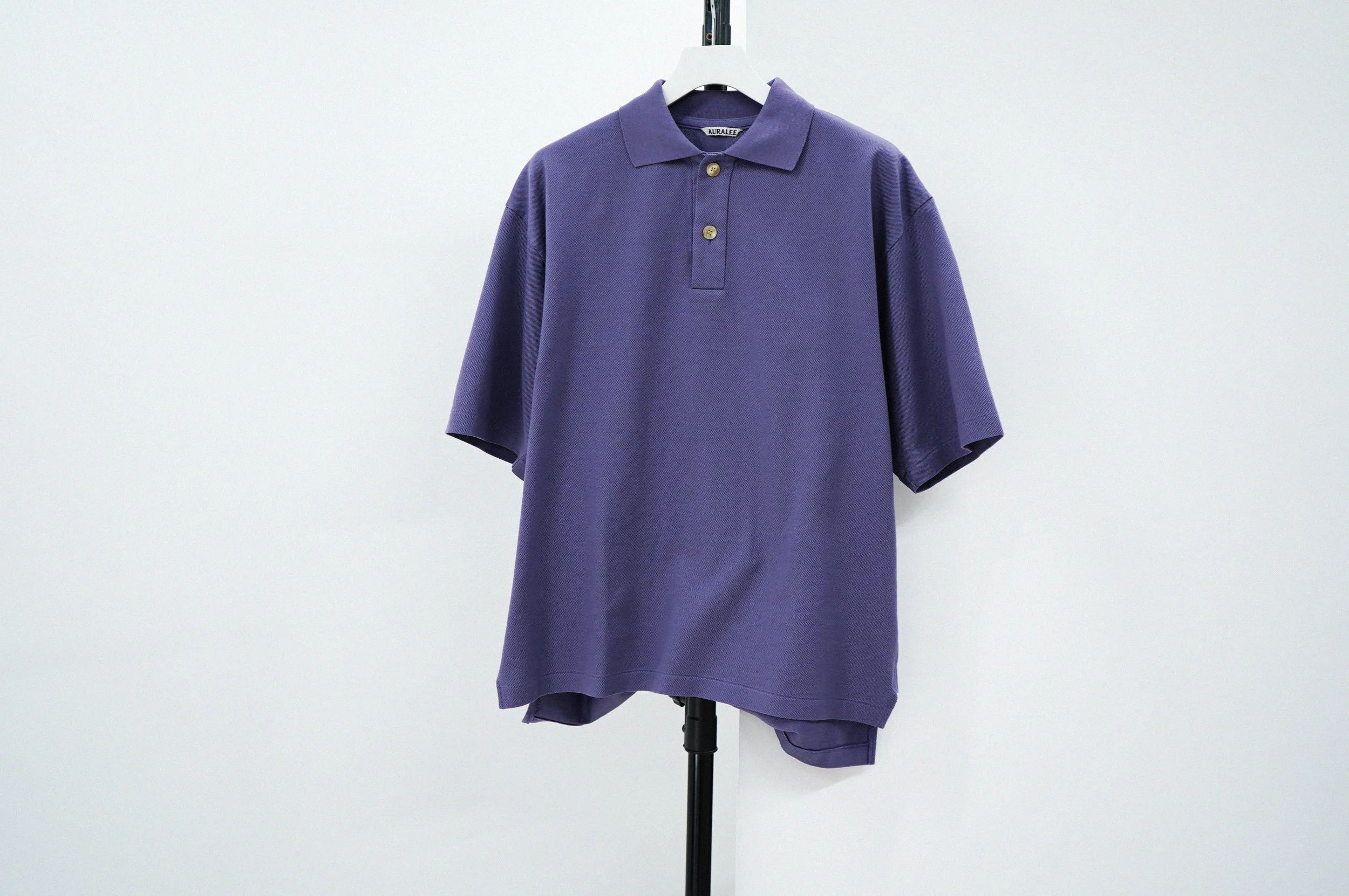 AURALEE SUPER FINE COTTON SALT SHRINK PIQUE BIG POLO — TF Blog